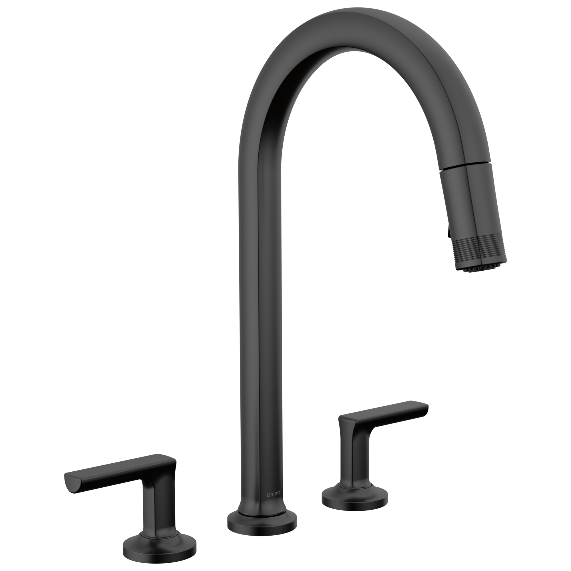 Kintsu® | Widespread Pull-Down Faucet with Arc Spout - Less Handles