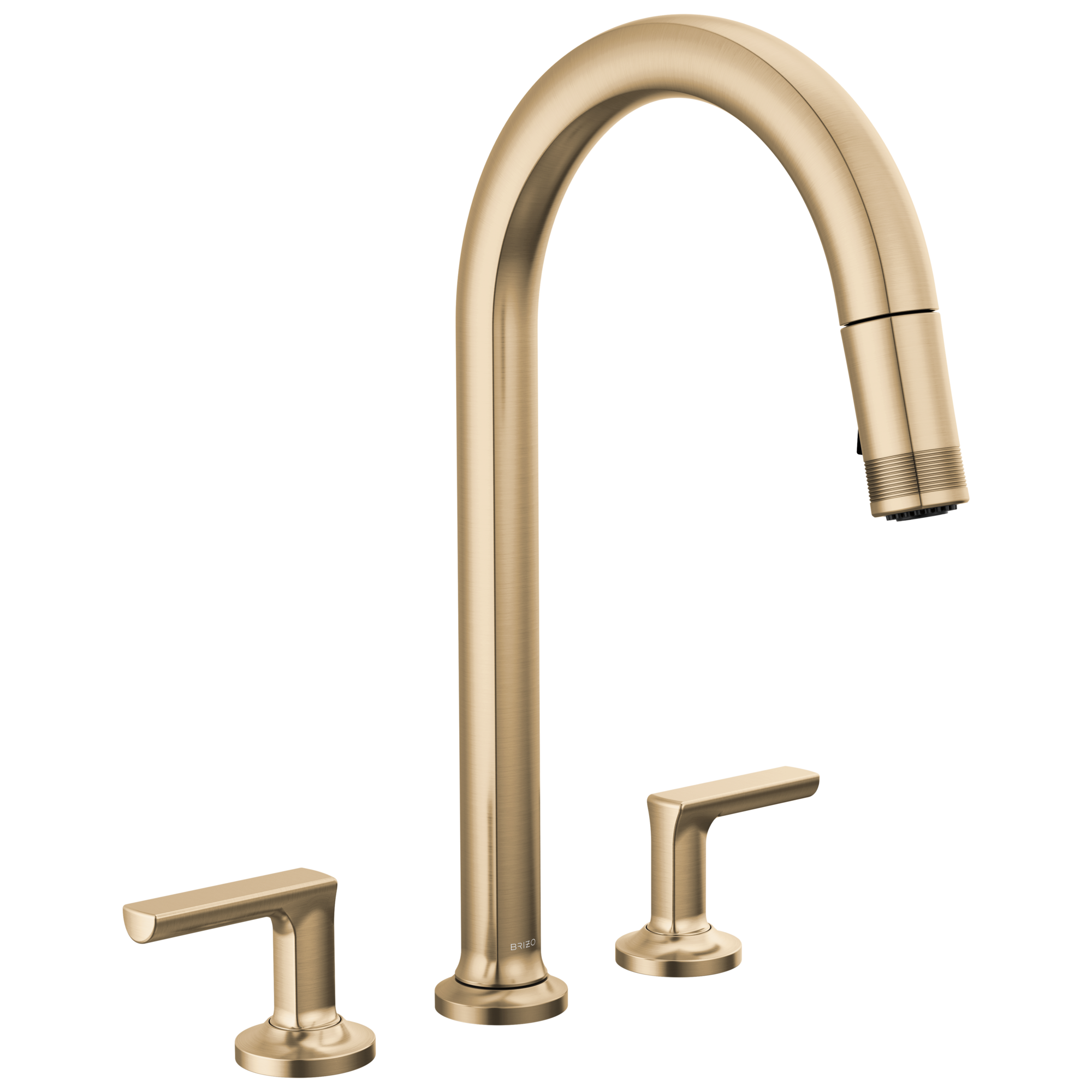 Kintsu® | Widespread Pull-Down Faucet with Arc Spout - Less Handles
