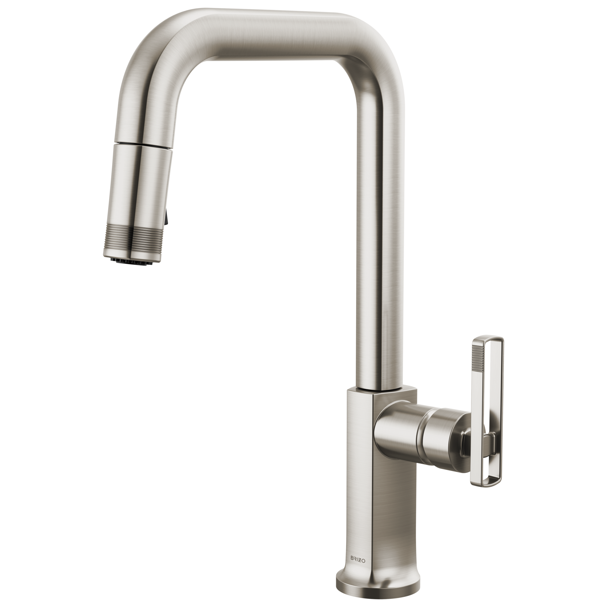 Pull-Down Faucet with Square Spout - Less Handle