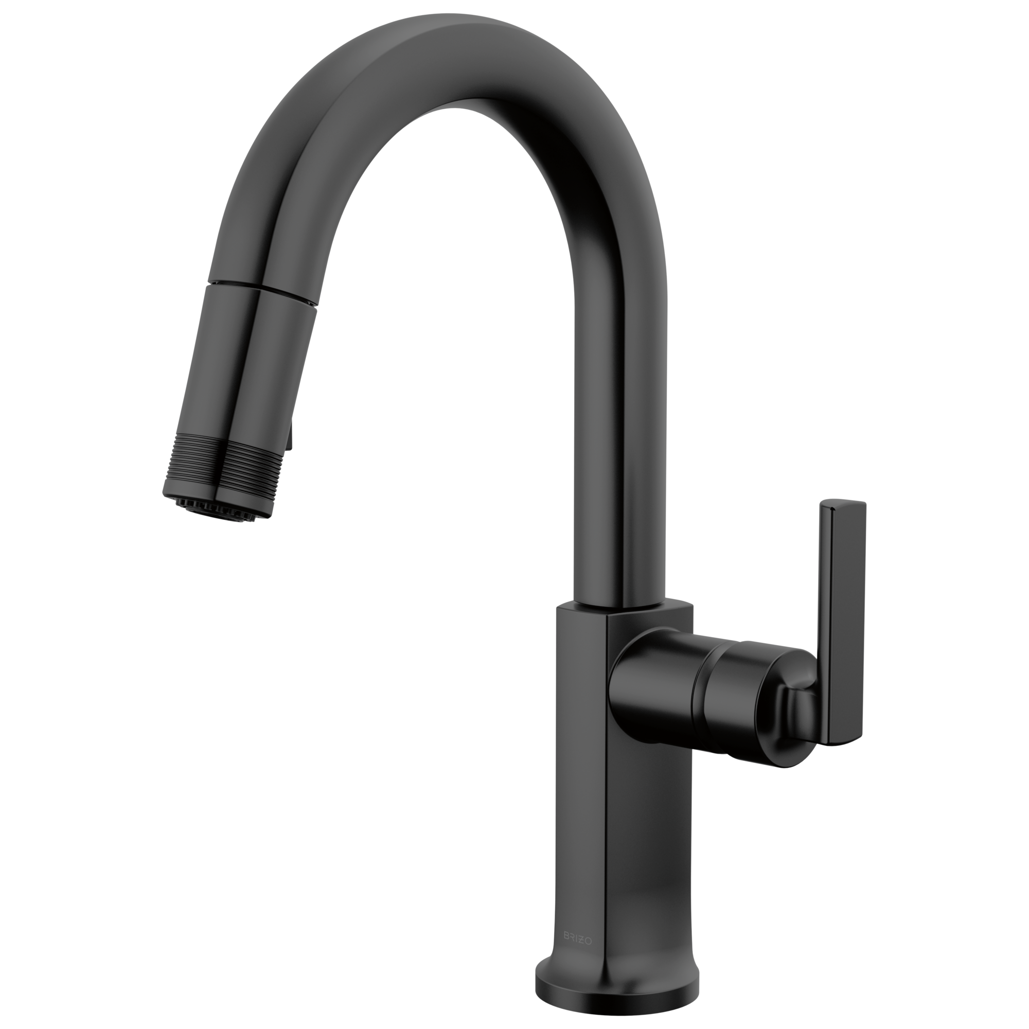 Pull-Down Prep Faucet with Arc Spout - Less Handle