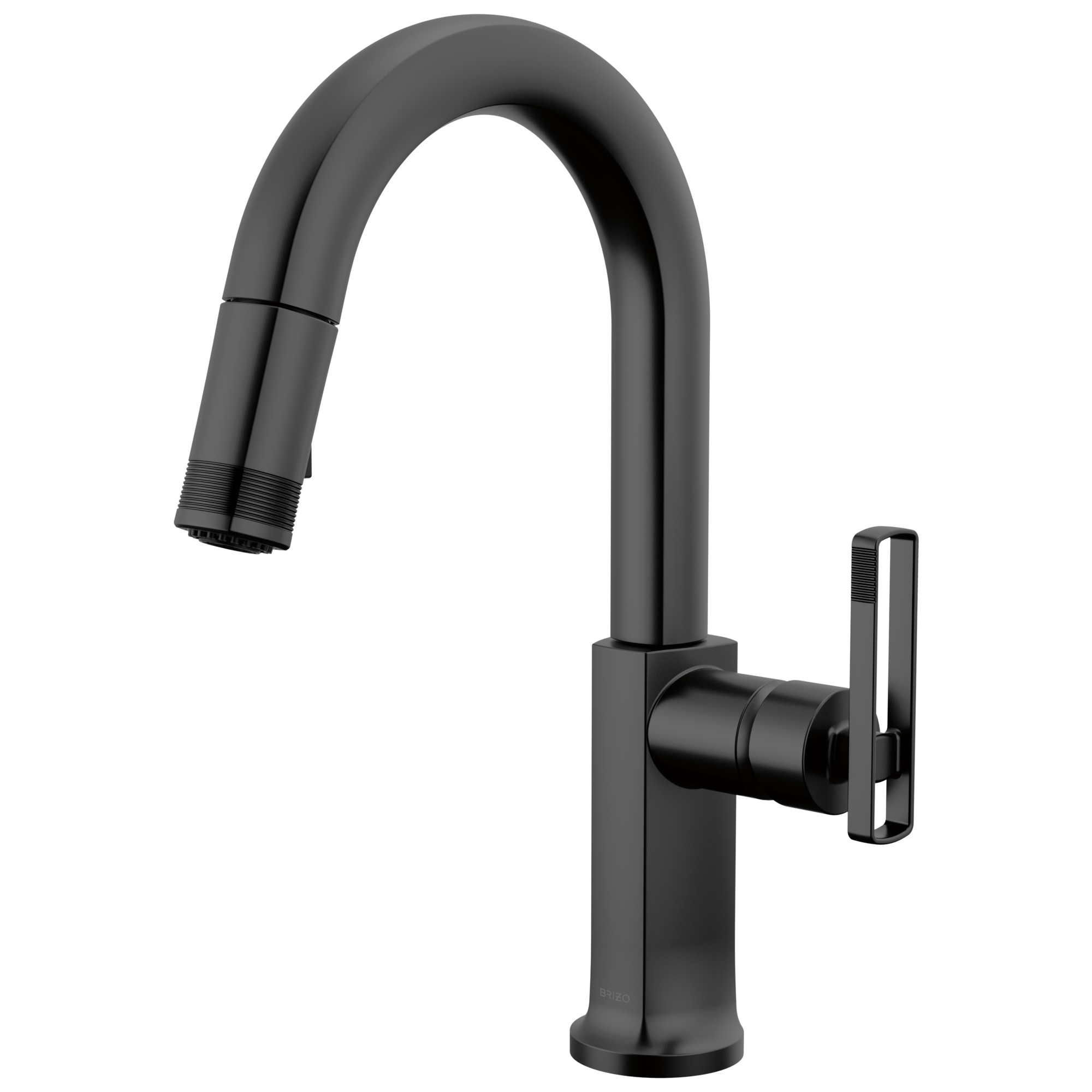 Pull-Down Prep Faucet with Arc Spout - Less Handle