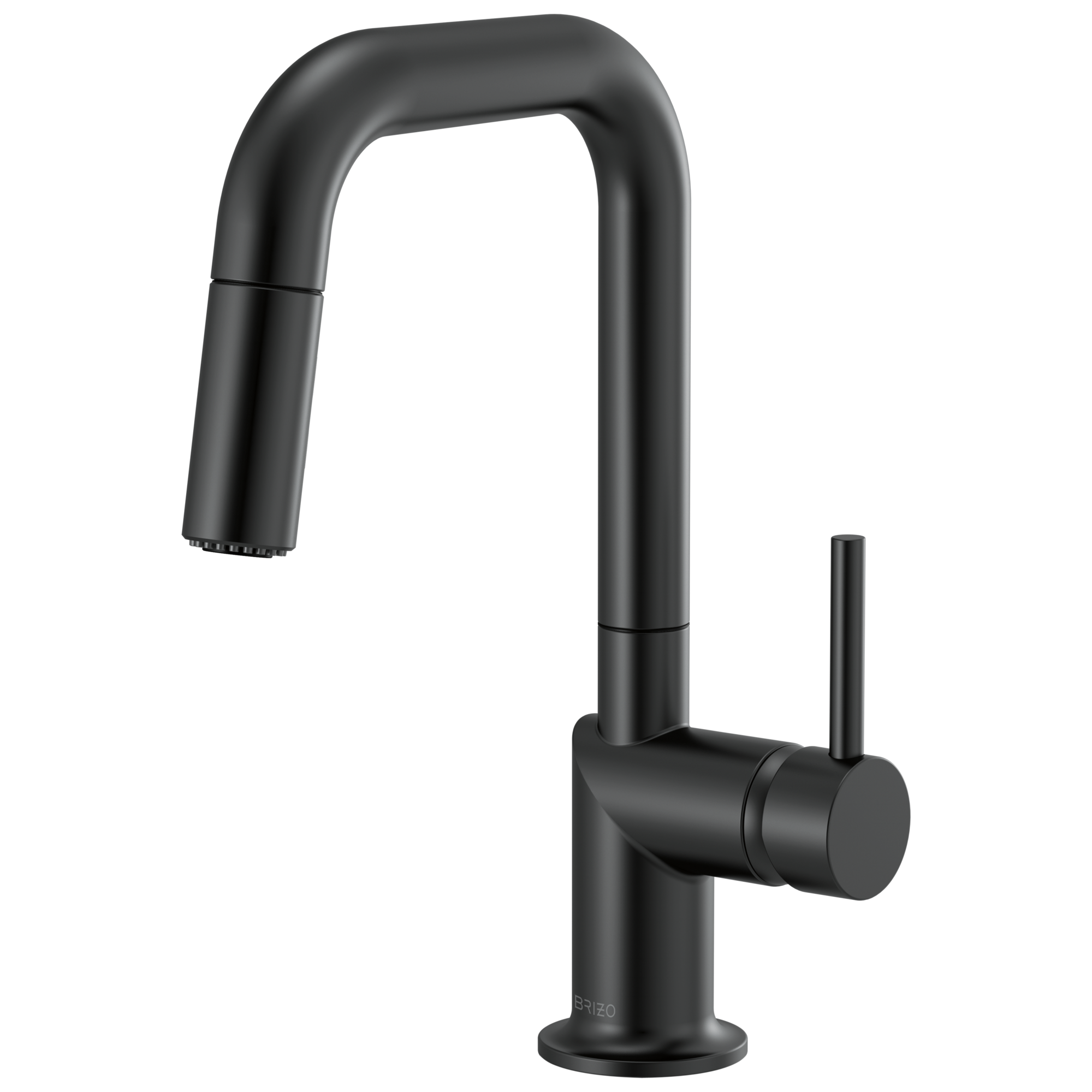 Odin® | Pull-Down Prep Faucet with Square Spout - Less Handle