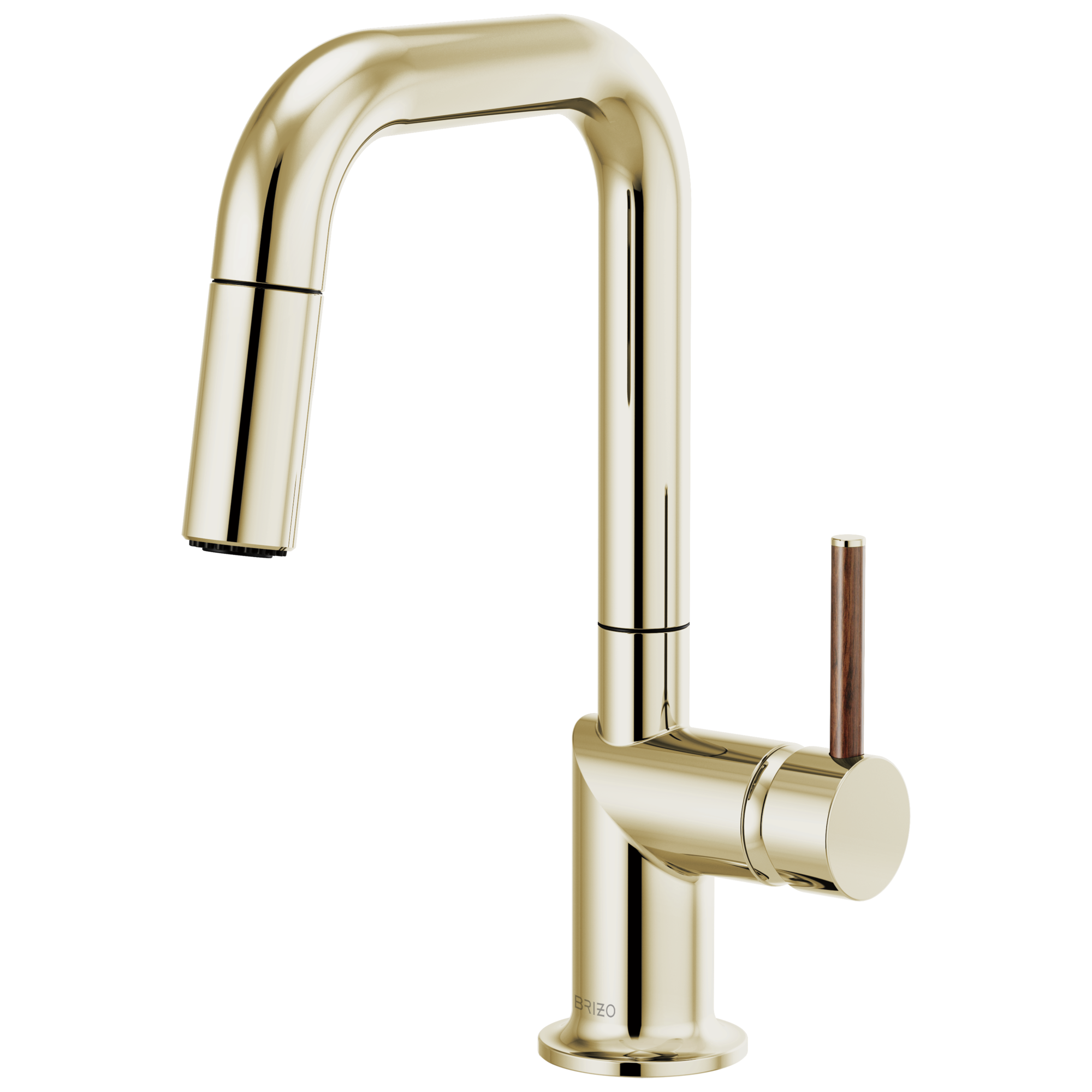 Odin® | Pull-Down Prep Faucet with Square Spout - Less Handle