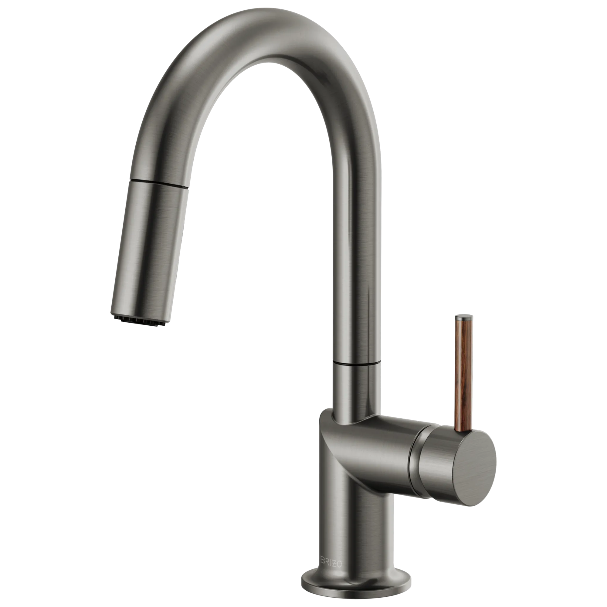 Pull-Down Prep Faucet with Arc Spout - Less Handle