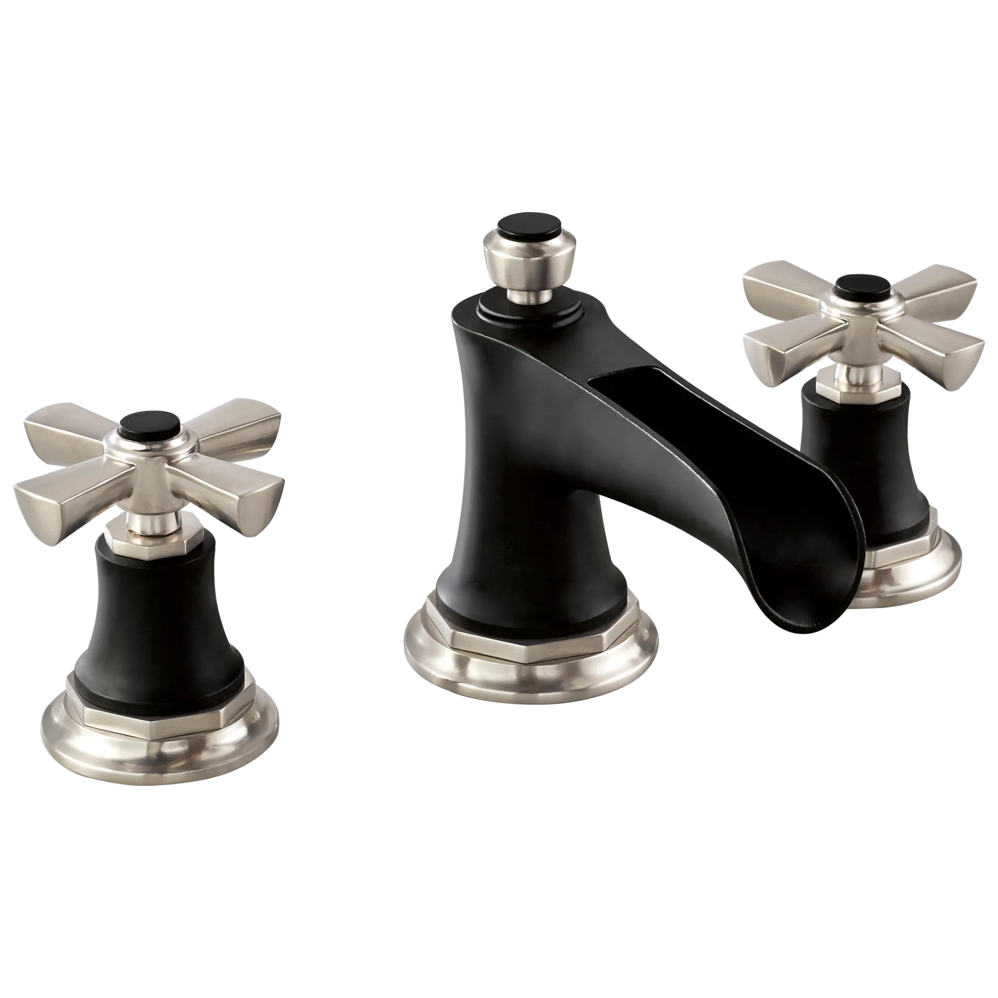 Rook® | Widespread Lavatory Faucet with Channel Spout - Less