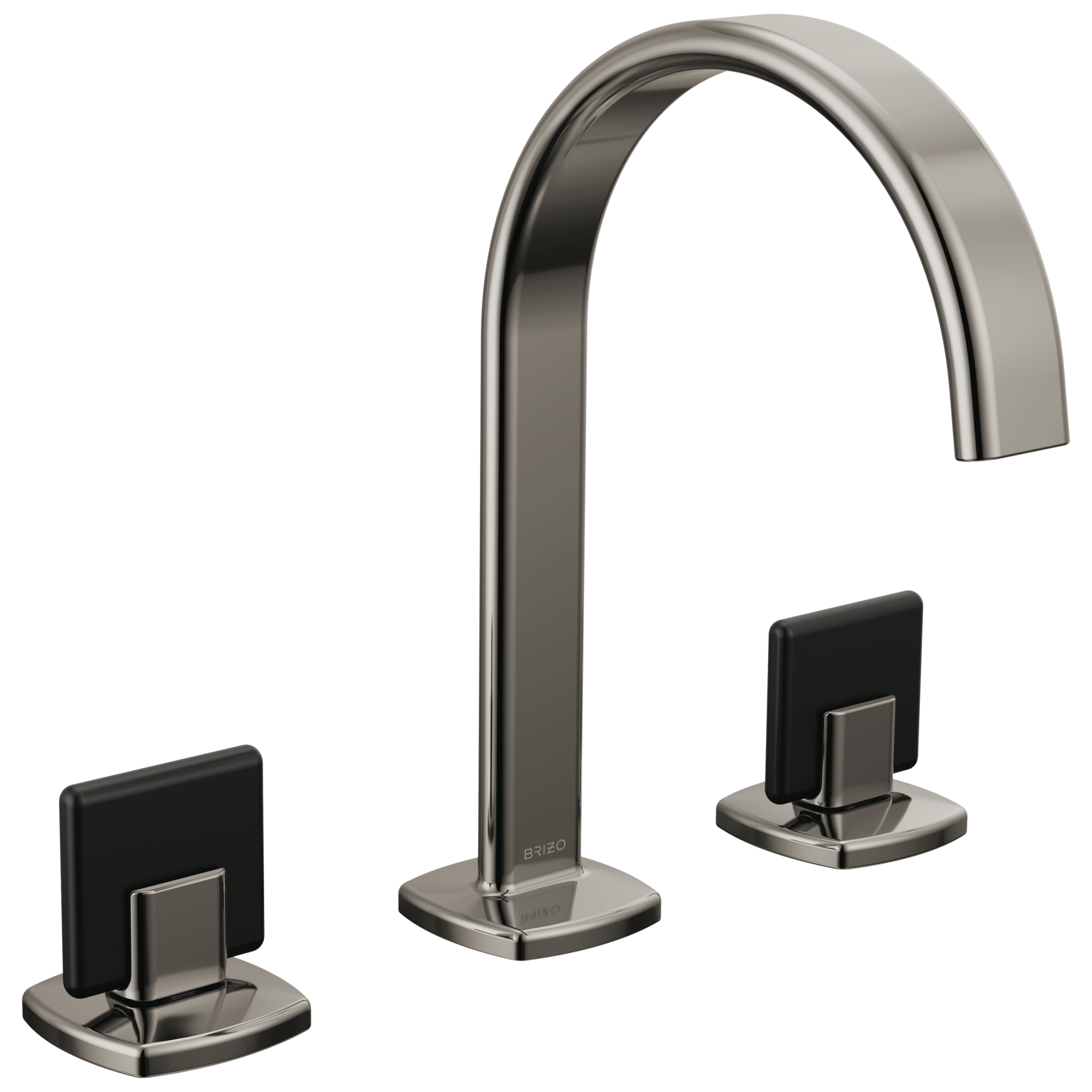 Allaria® | Widespread Lavatory Faucet with Arc Spout - Less Handles