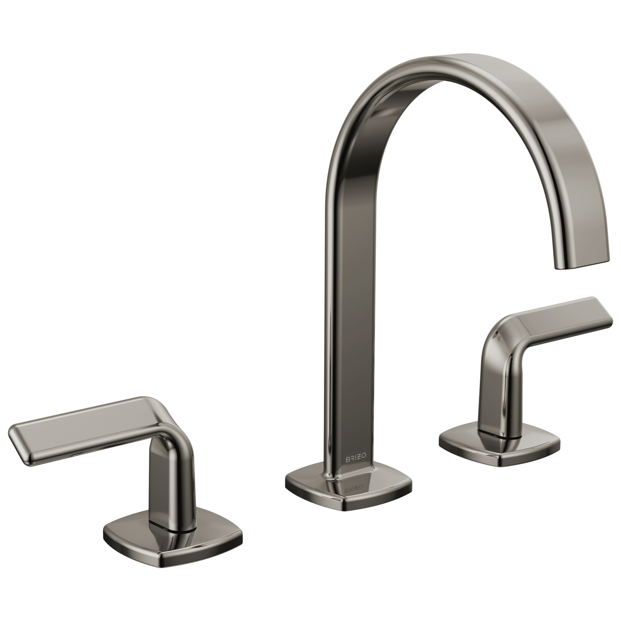 Allaria® | Widespread Lavatory Faucet with Arc Spout - Less Handles