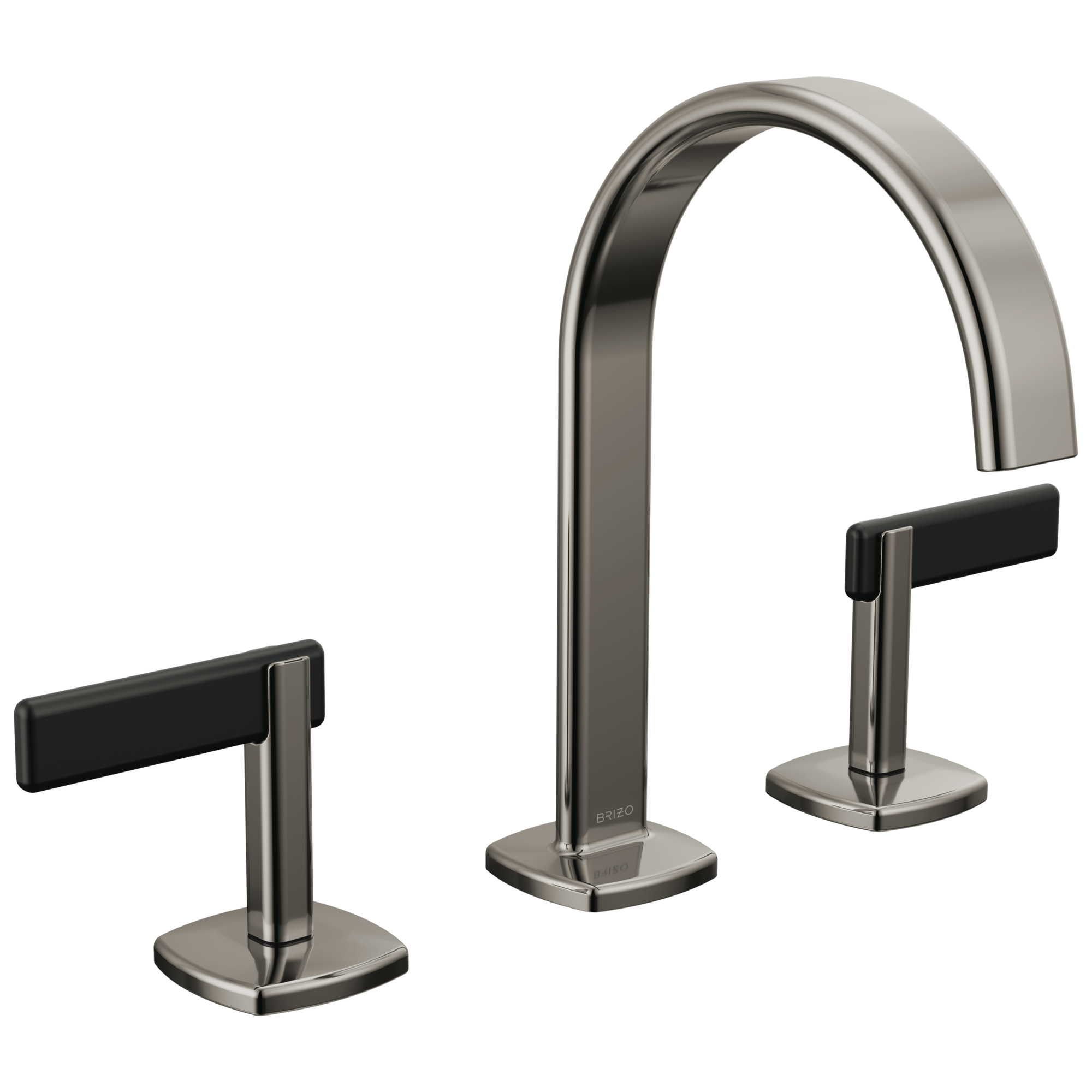 Allaria® | Widespread Lavatory Faucet with Arc Spout - Less Handles