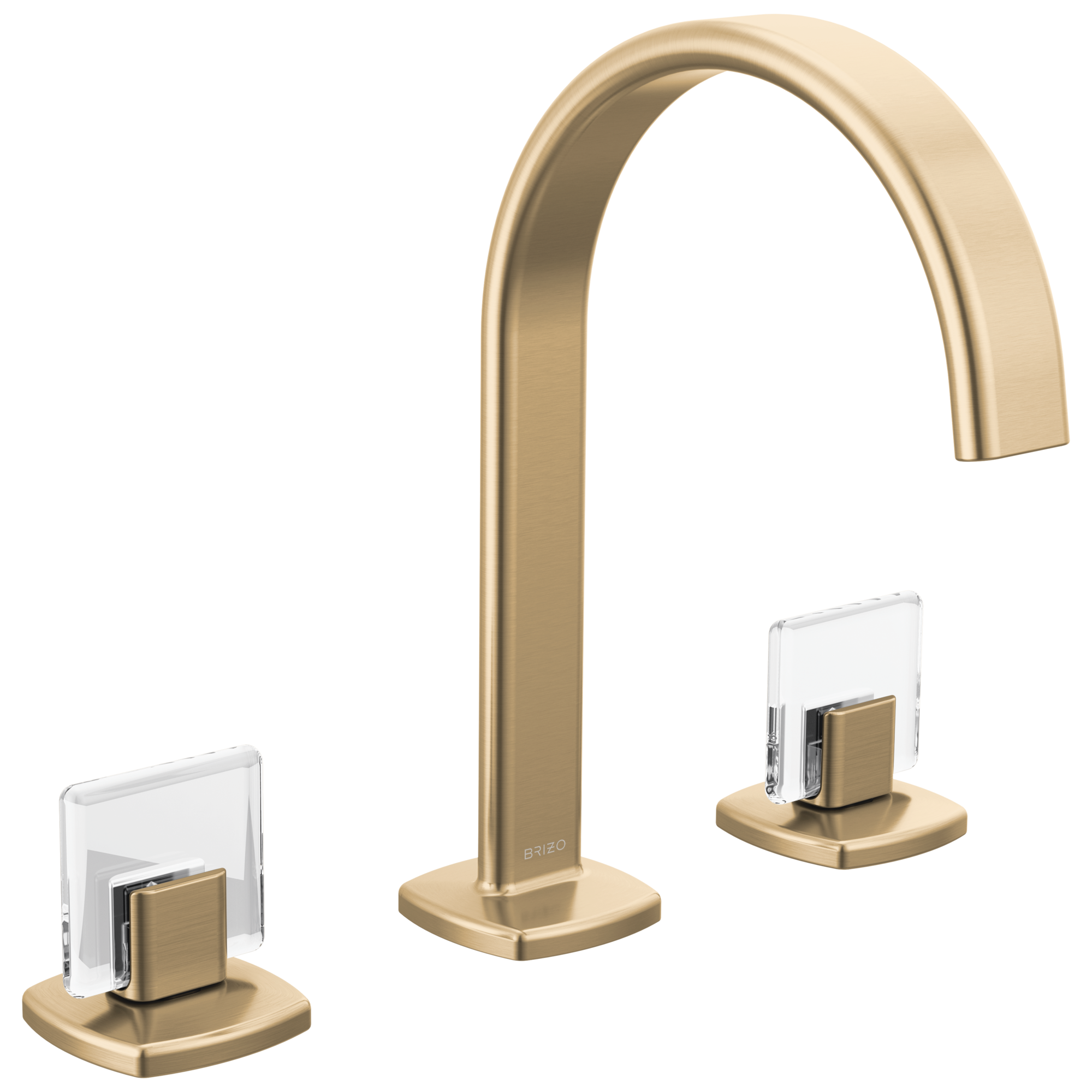 Allaria® | Widespread Lavatory Faucet with Arc Spout - Less Handles