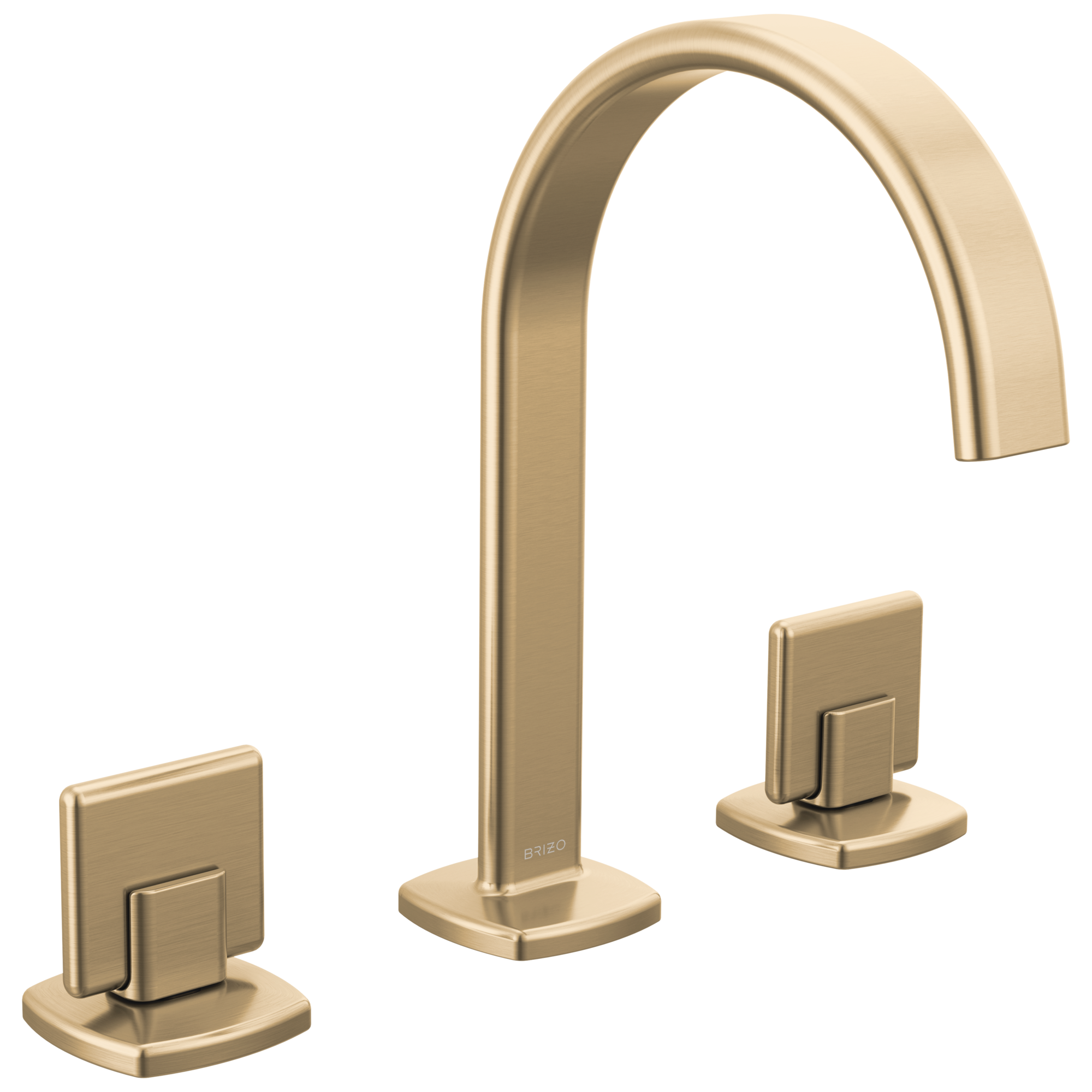 Allaria® | Widespread Lavatory Faucet with Arc Spout - Less Handles