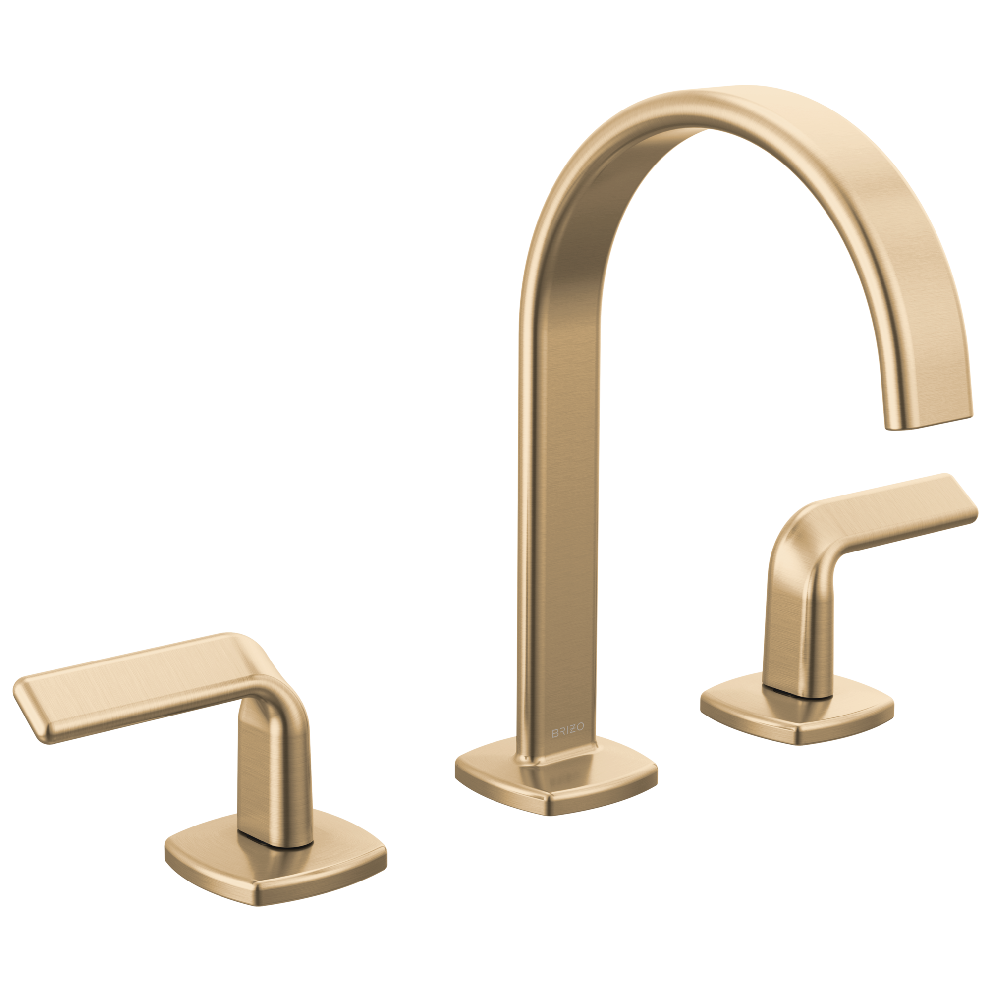 Allaria® | Widespread Lavatory Faucet with Arc Spout - Less Handles