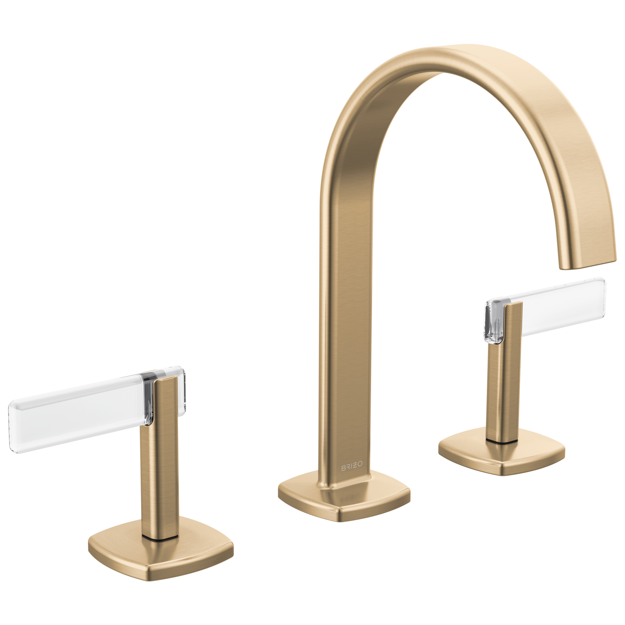 Allaria® | Widespread Lavatory Faucet with Arc Spout - Less Handles