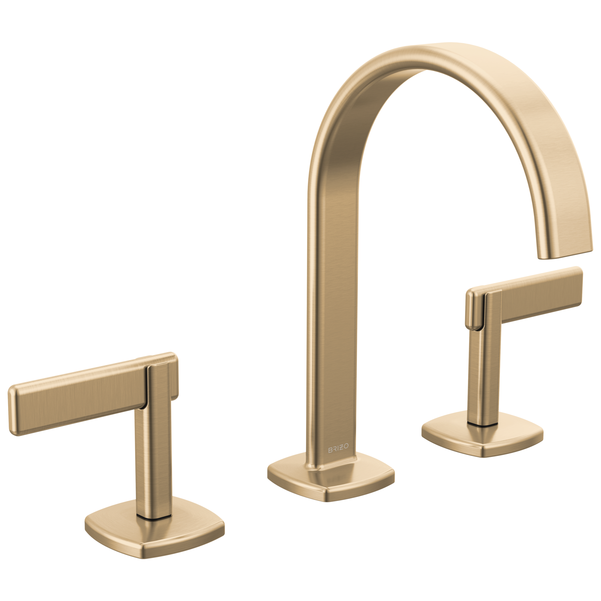 Allaria® | Widespread Lavatory Faucet with Arc Spout - Less Handles