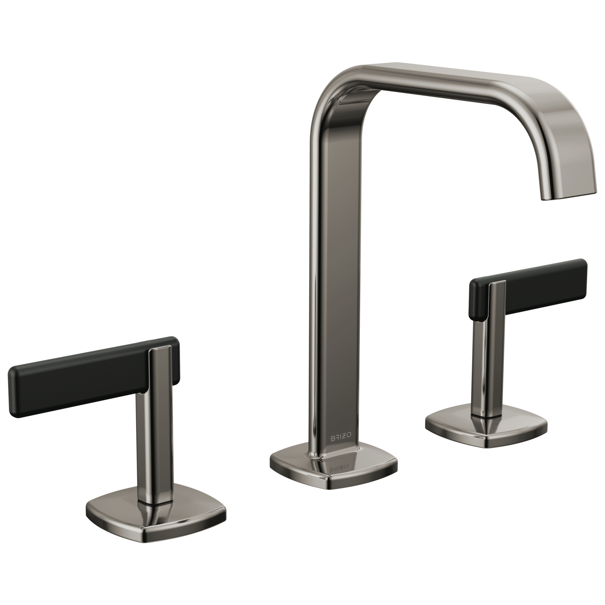 Allaria® | Widespread Lavatory Faucet with Square Spout - Less Handles