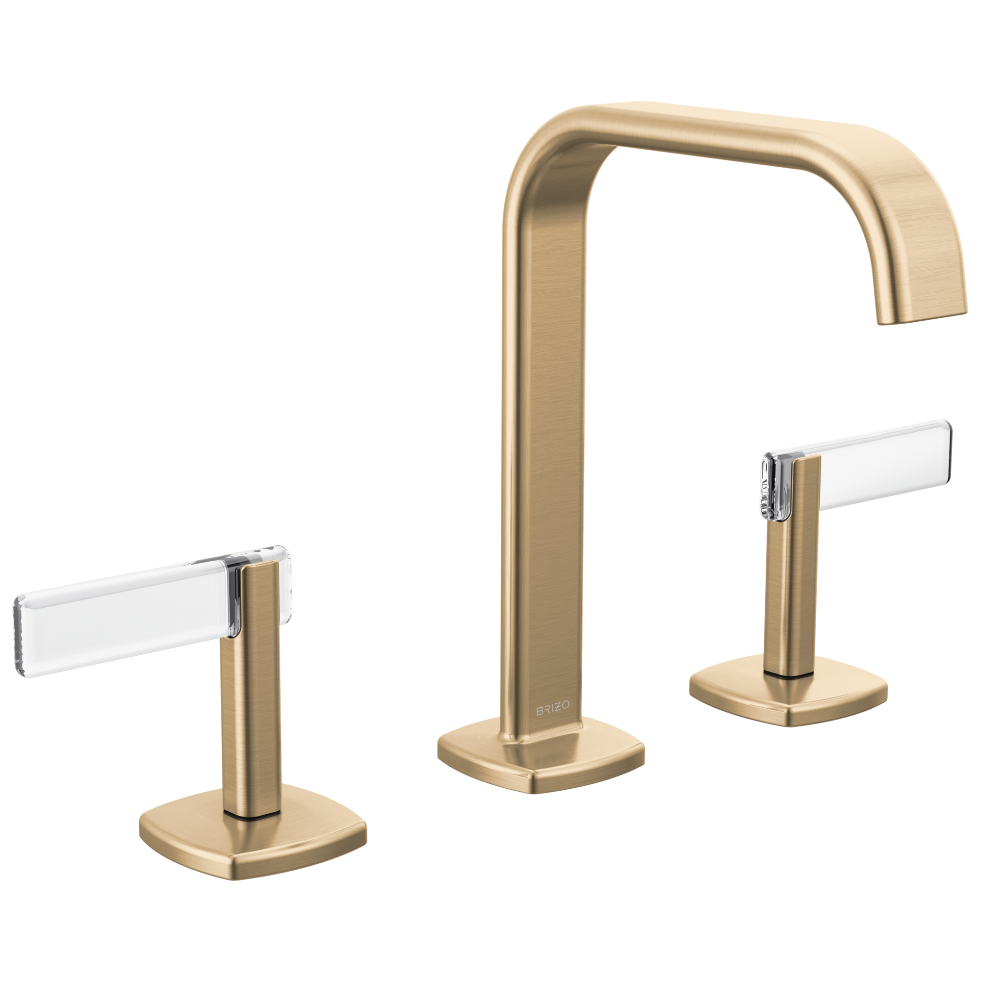 Allaria® | Widespread Lavatory Faucet with Square Spout - Less Handles