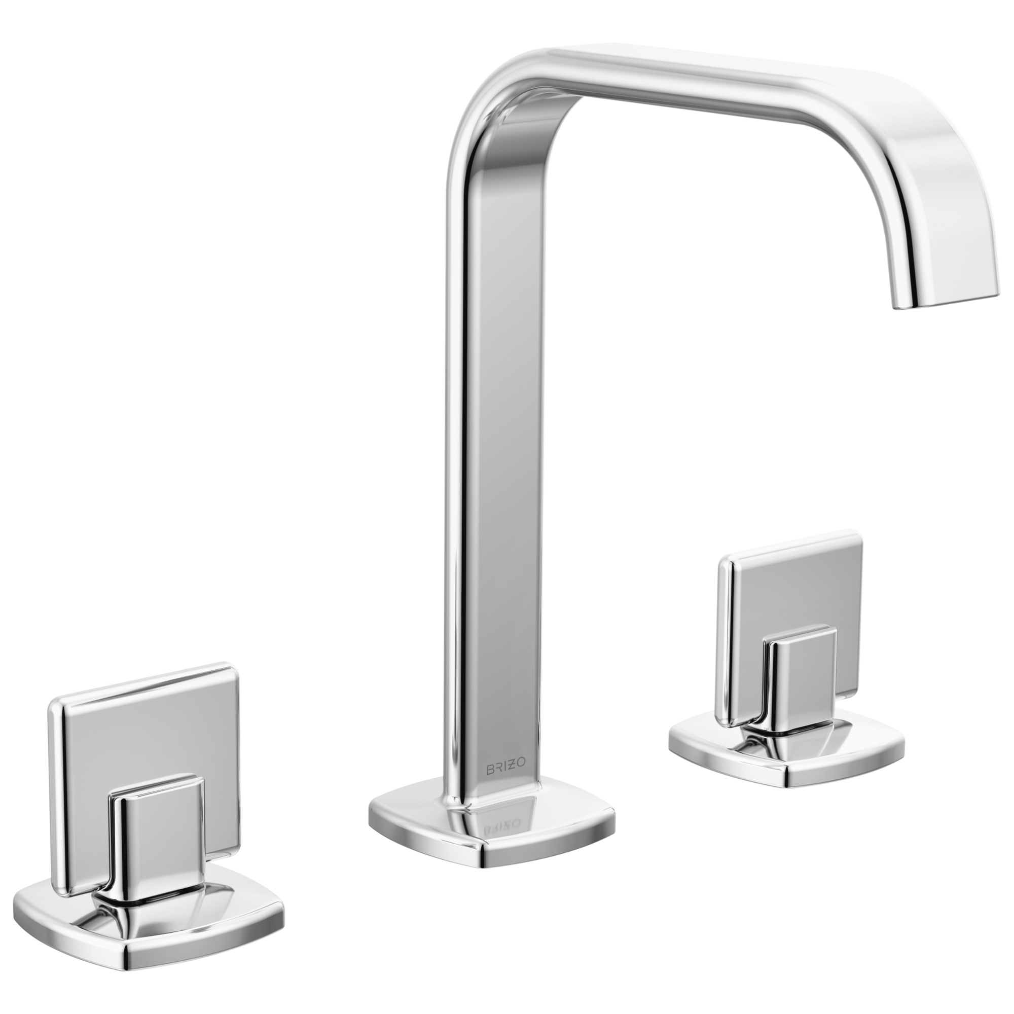 Allaria® | Widespread Lavatory Faucet with Square Spout - Less Handles