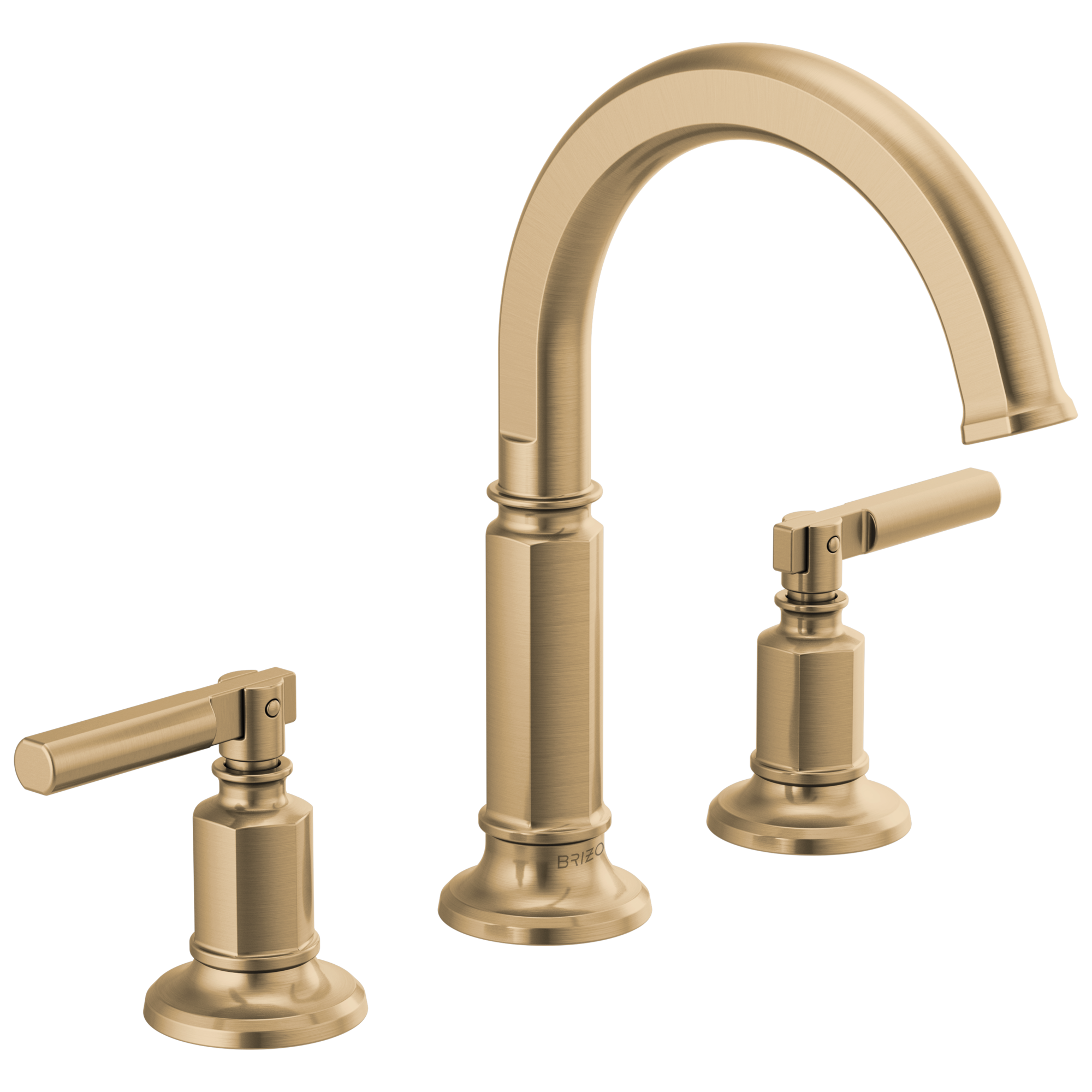Invari® | Widespread Lavatory Faucet with Arc Spout - Less Handles