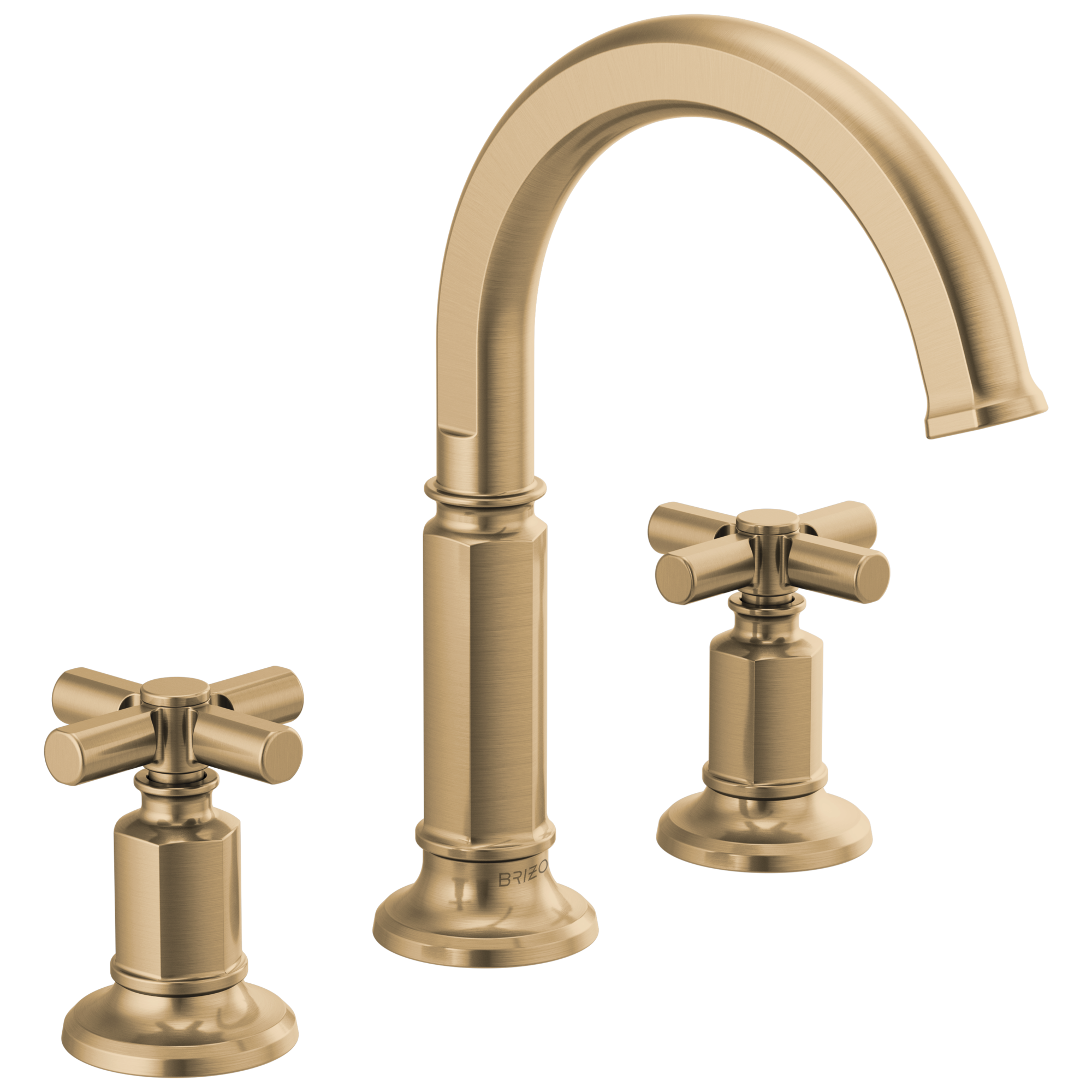 Invari® | Widespread Lavatory Faucet with Arc Spout - Less Handles