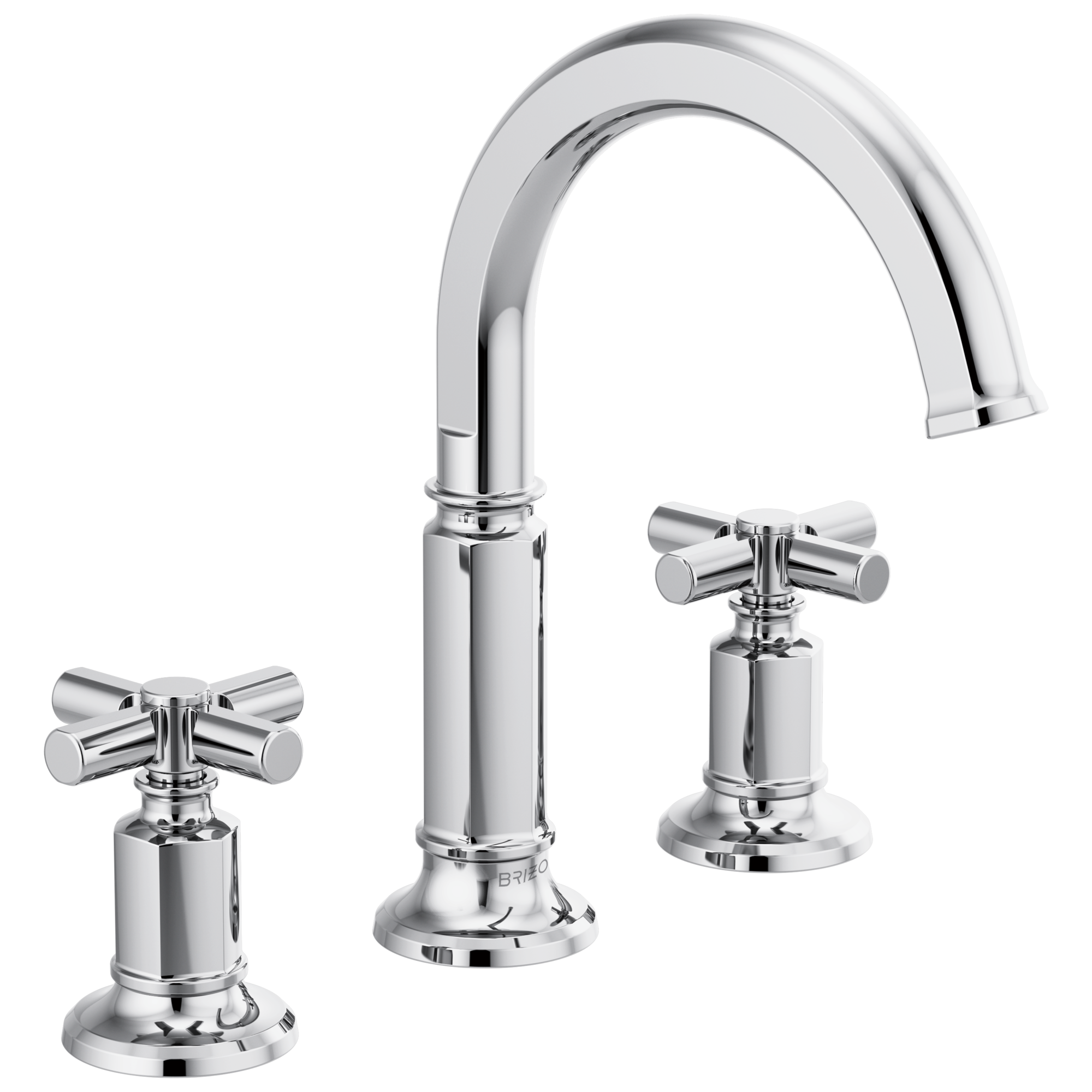 Invari® | Widespread Lavatory Faucet with Arc Spout - Less Handles