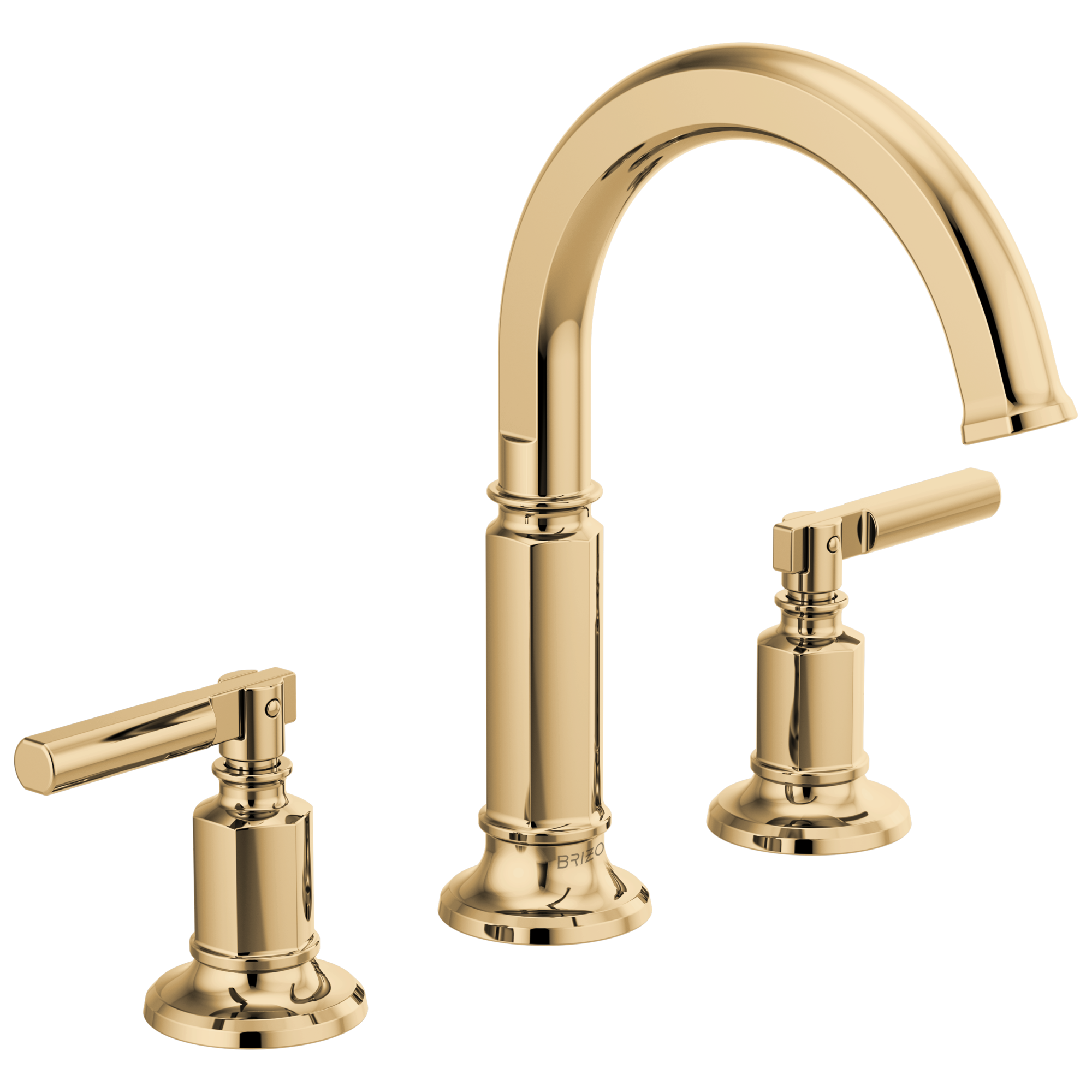 Invari® | Widespread Lavatory Faucet with Arc Spout - Less Handles