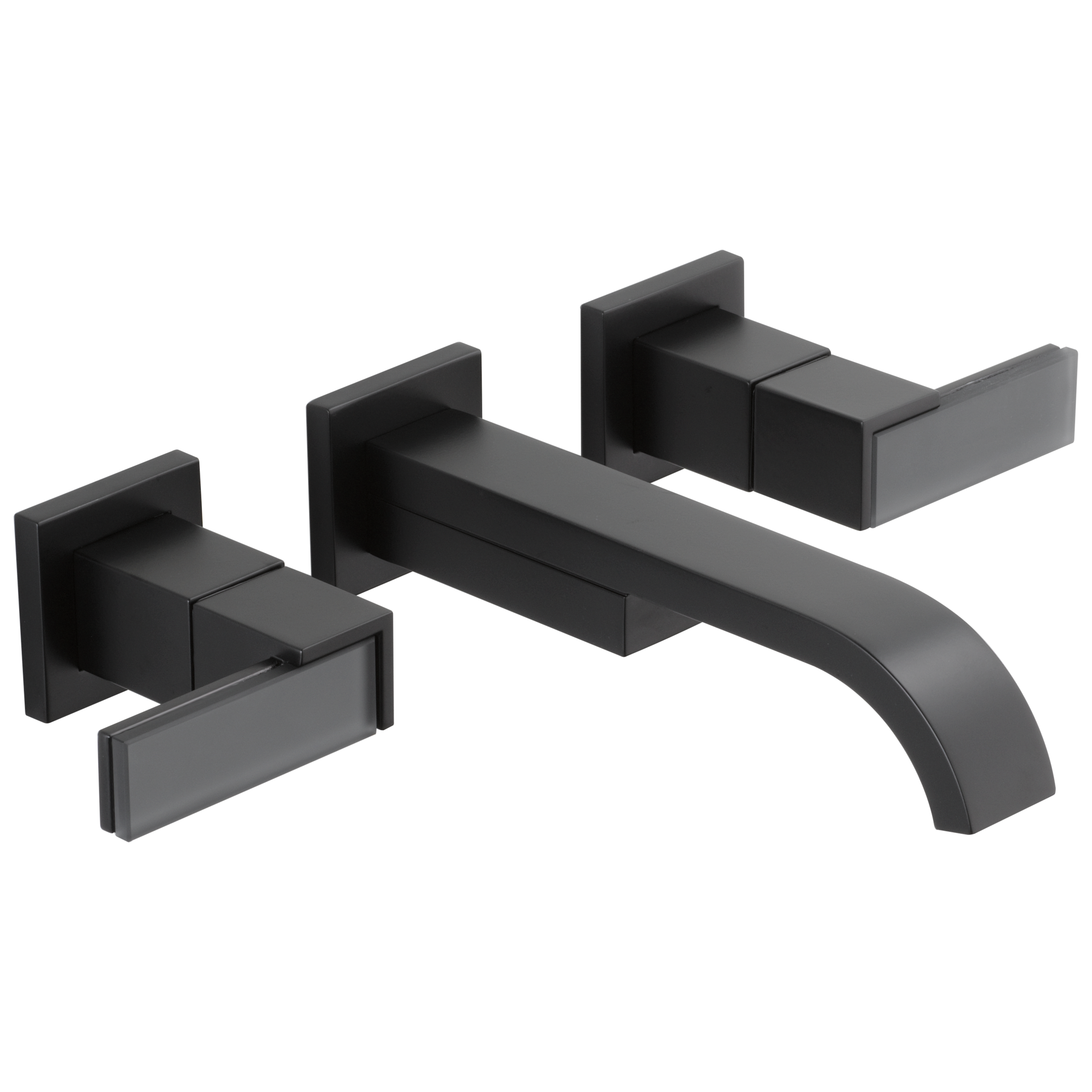 Siderna® | Two-Handle Wall Mount Lavatory Faucet - Less Handles