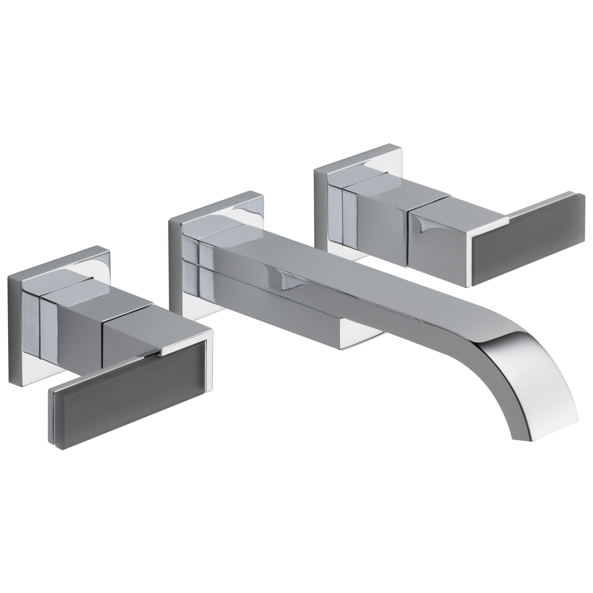 Siderna® | Two-Handle Wall Mount Lavatory Faucet - Less Handles