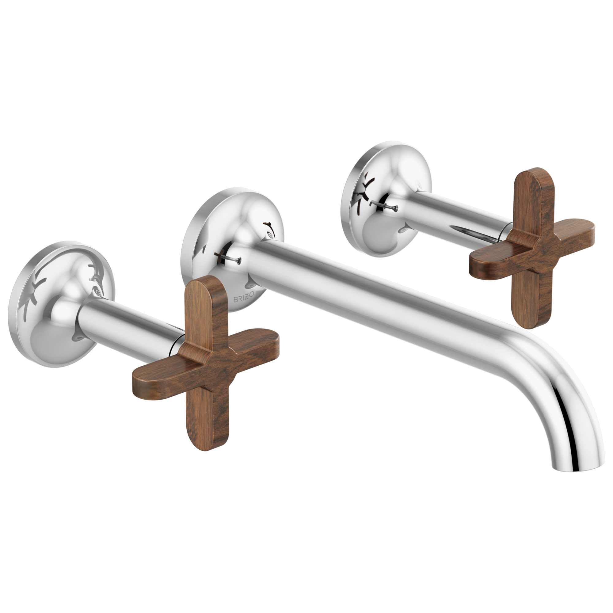 Odin® | Two-Handle Wall Mount Lavatory Faucet - Less Handles