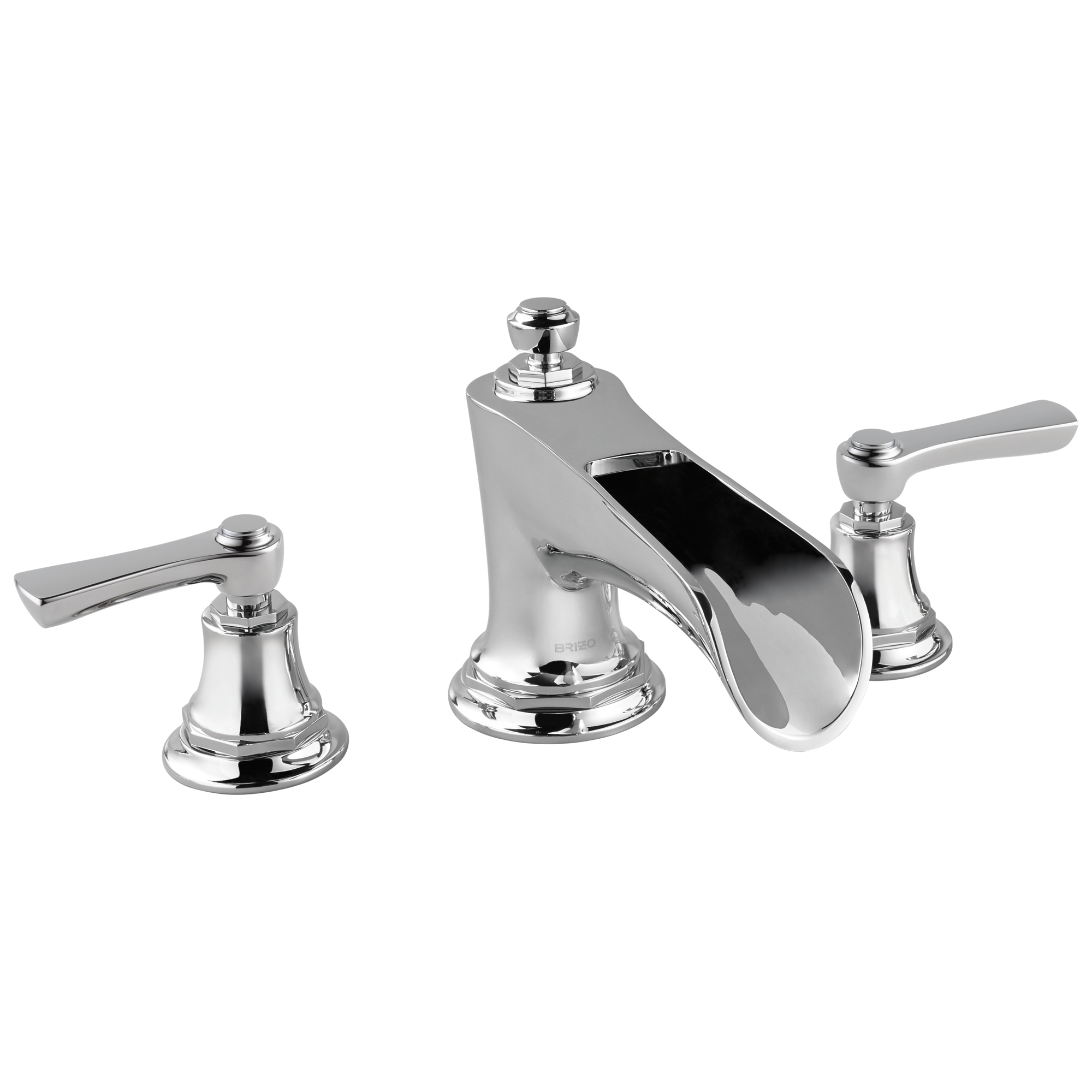 Rook® | Roman Tub with Channel Spout - Less Handles