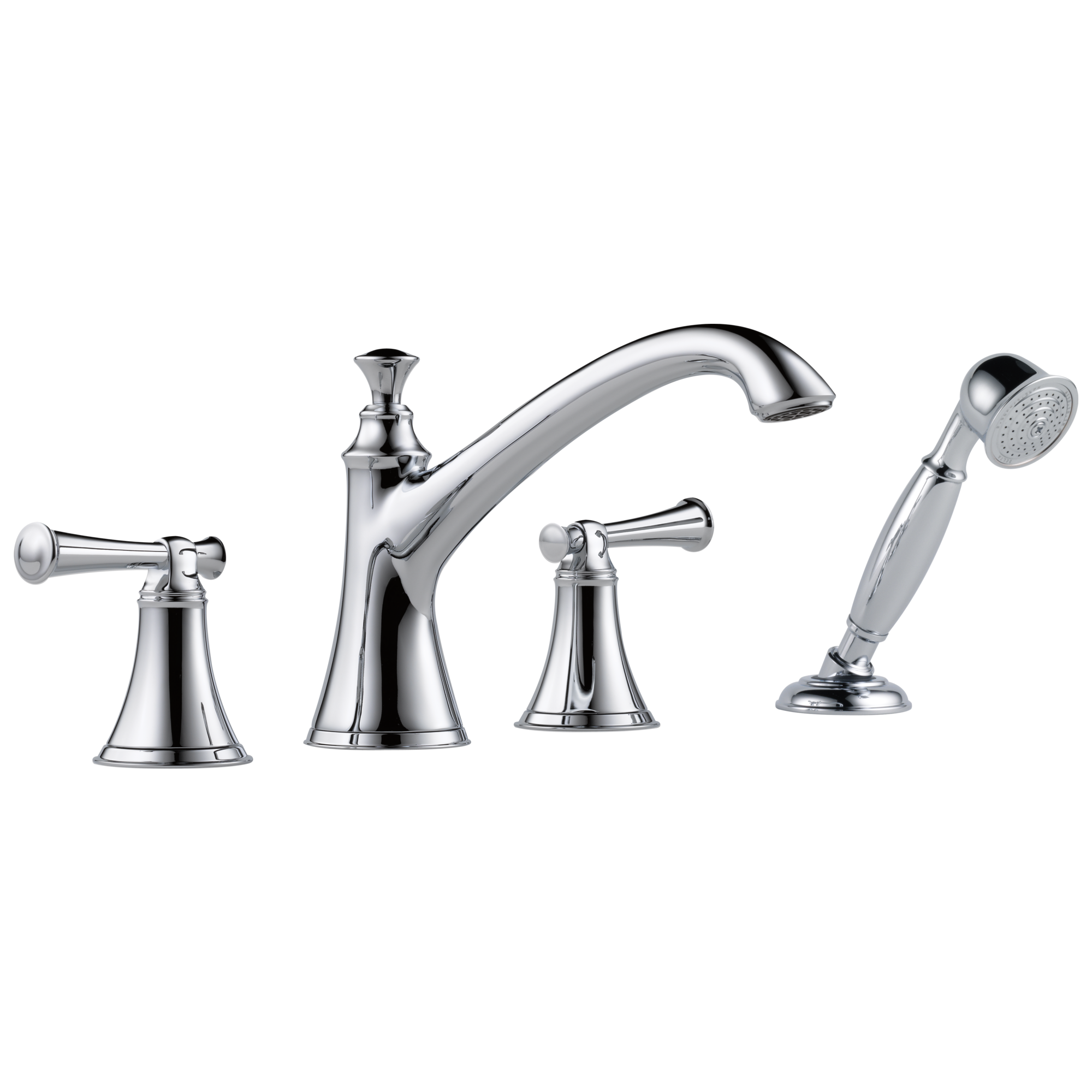 Baliza® | Roman Tub Trim with Hand Shower - Less Handles