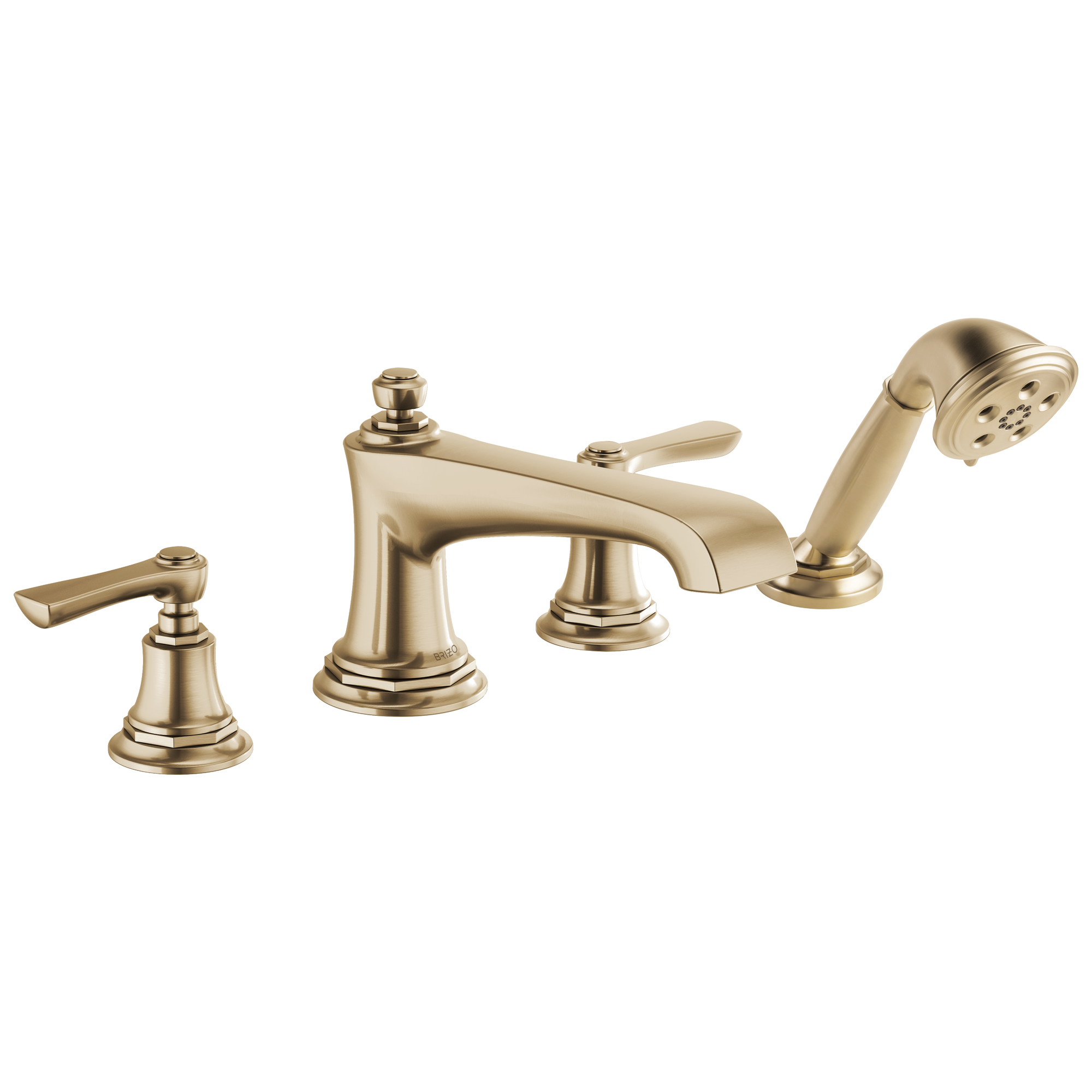 Rook® | Roman Tub Faucet with Handshower - Less Handles