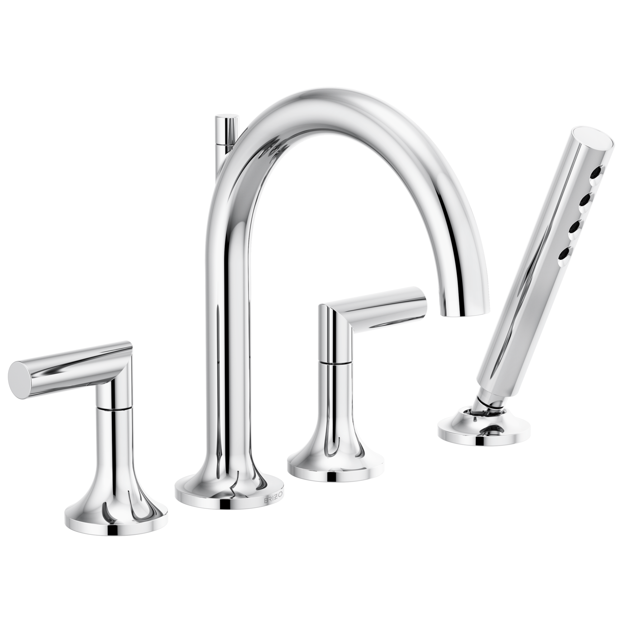 Odin® | Roman Tub Faucet with Handshower - Less Handles