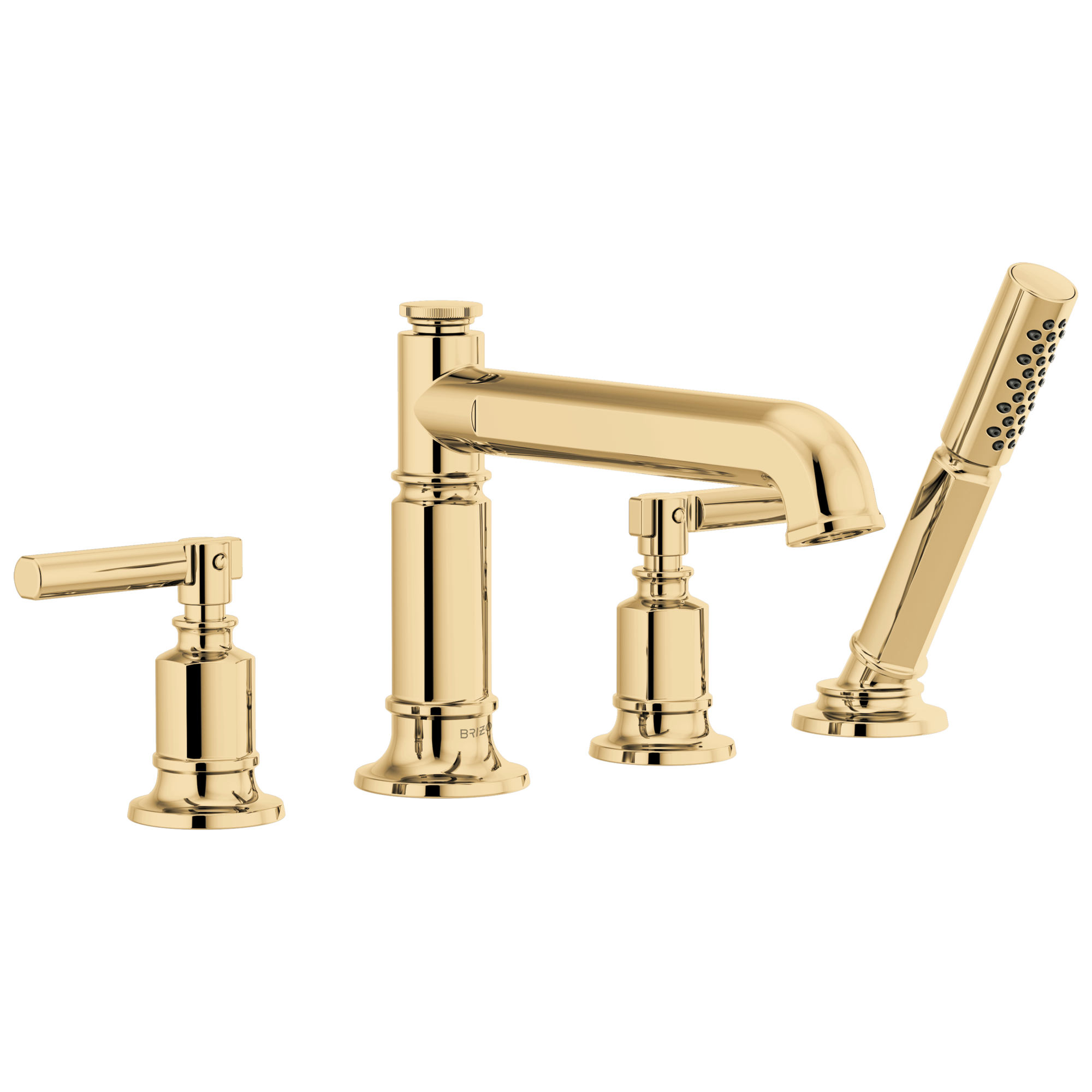 Invari® | Roman Tub Faucet With Handshower - Less Handles