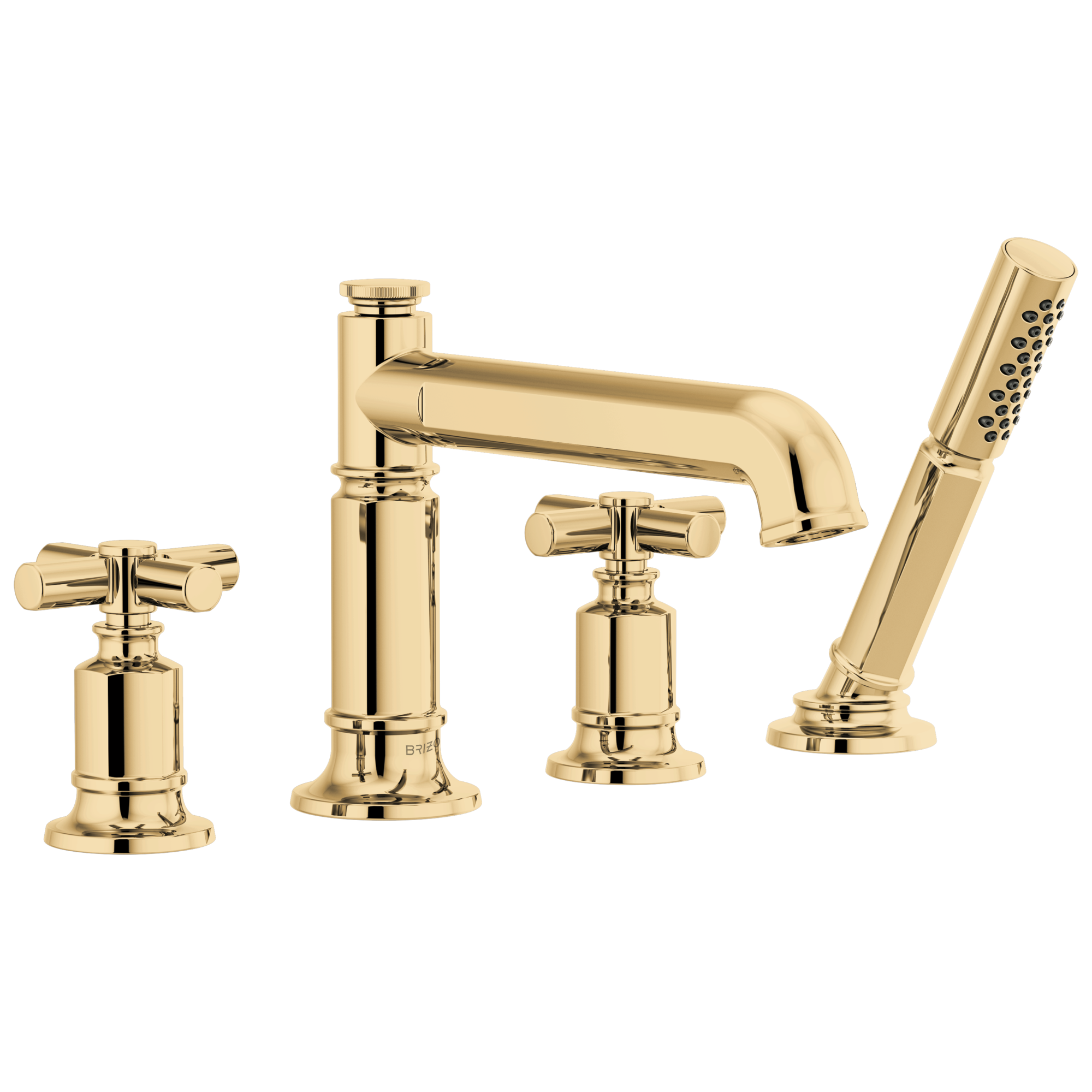 Invari® | Roman Tub Faucet With Handshower - Less Handles