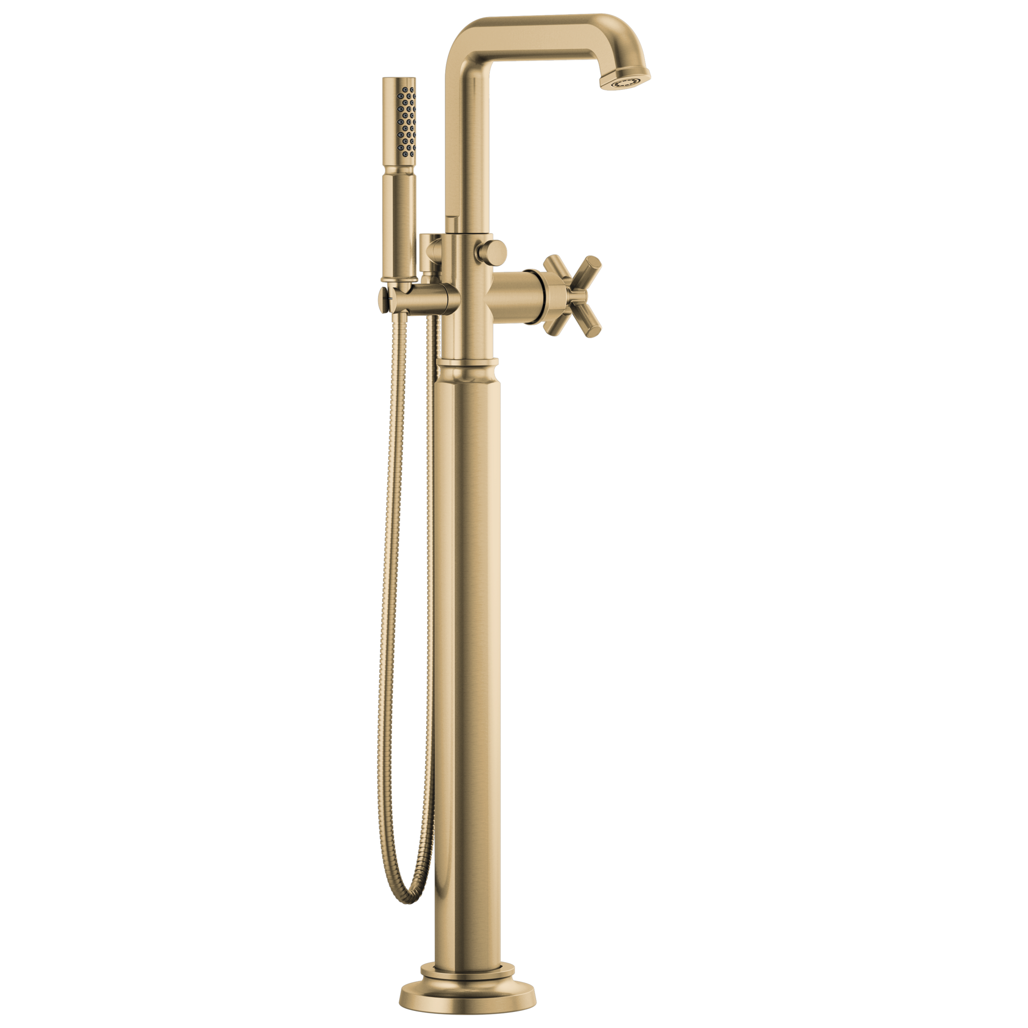 Invari® | Single-Handle Floor Mount Tub Filler - Less Handle