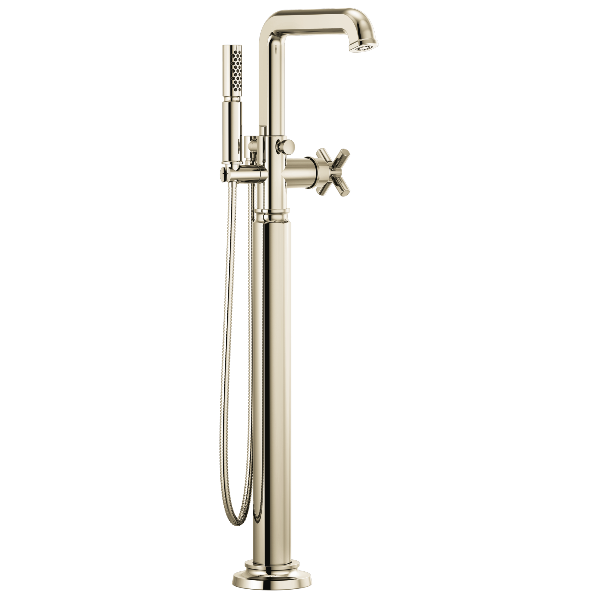Invari® | Single-Handle Floor Mount Tub Filler - Less Handle