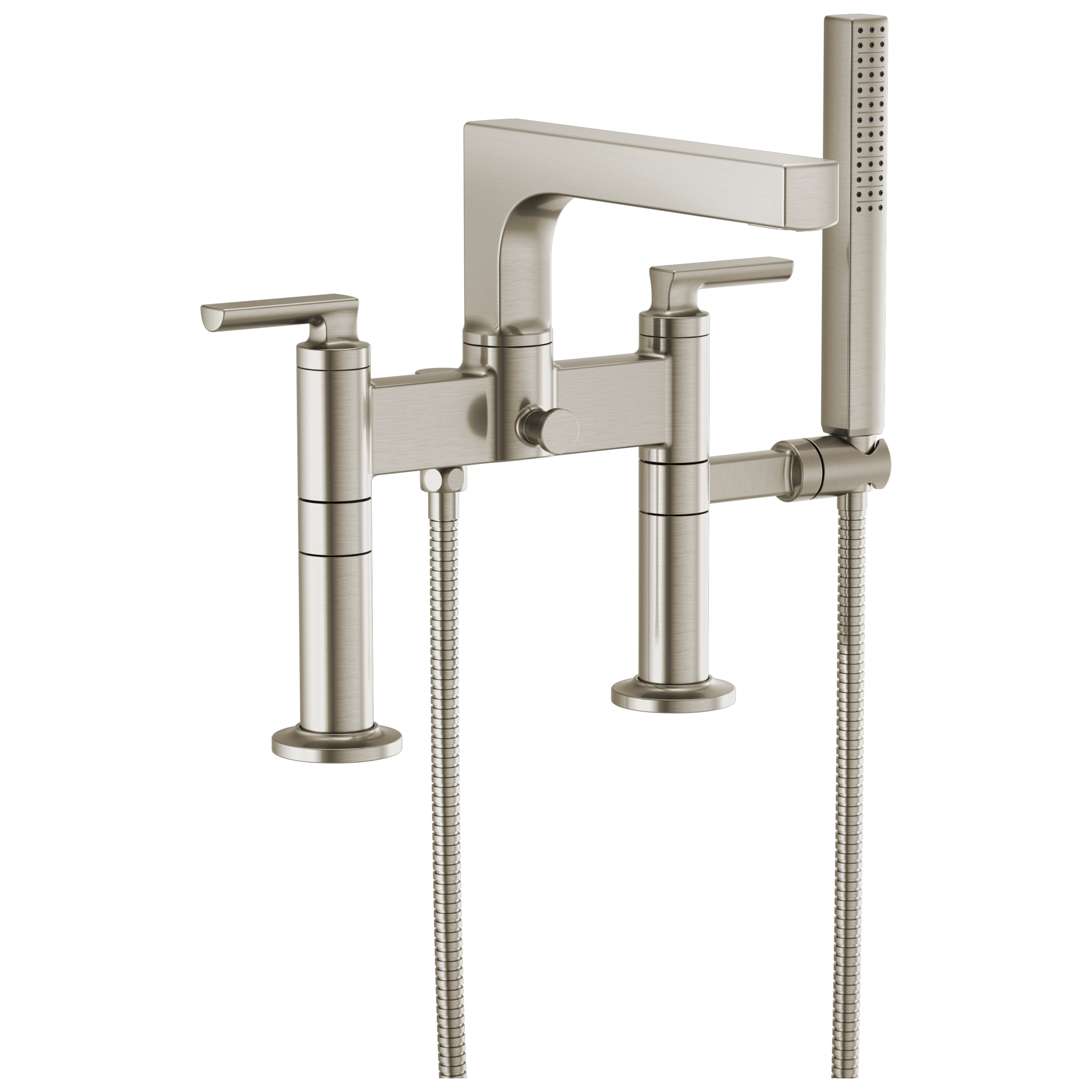 Two-Handle Tub Filler Trim Kit With Lever Handles