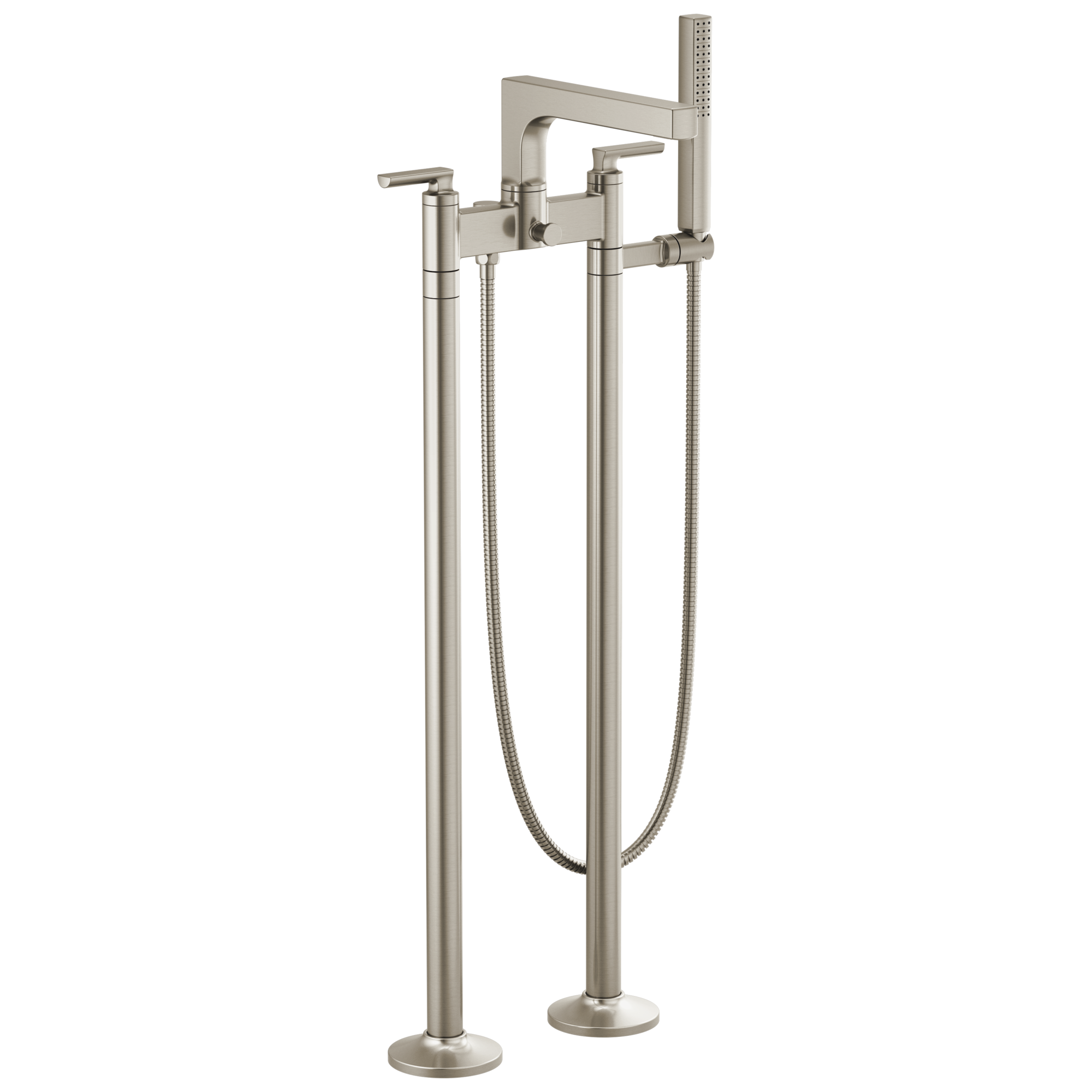 Two-Handle Tub Filler Trim Kit With Lever Handles