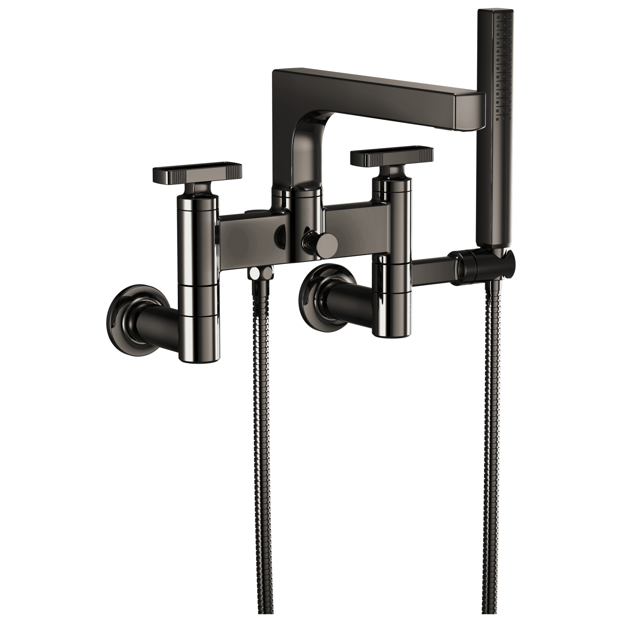 Two-Handle Tub Filler Trim Kit With Knob Handles