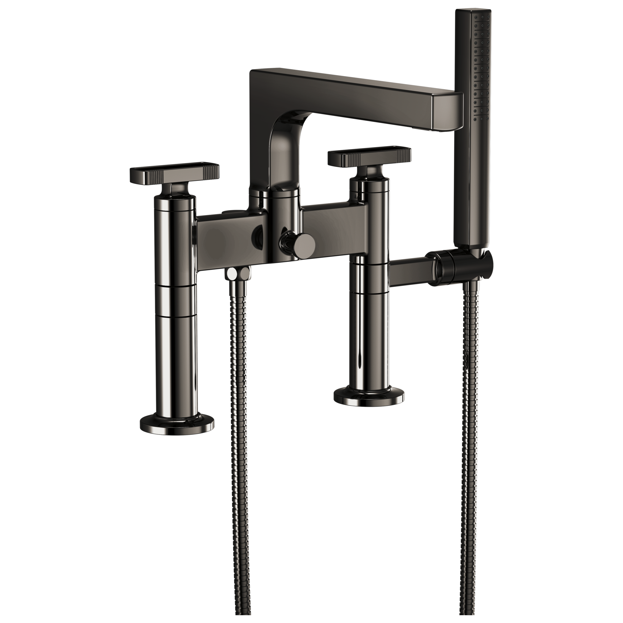Two-Handle Tub Filler Trim Kit With Knob Handles