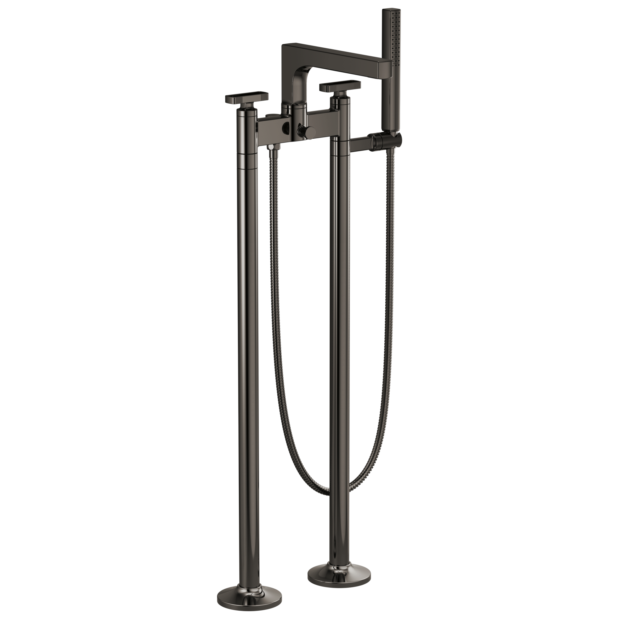 Two-Handle Tub Filler Trim Kit With Knob Handles