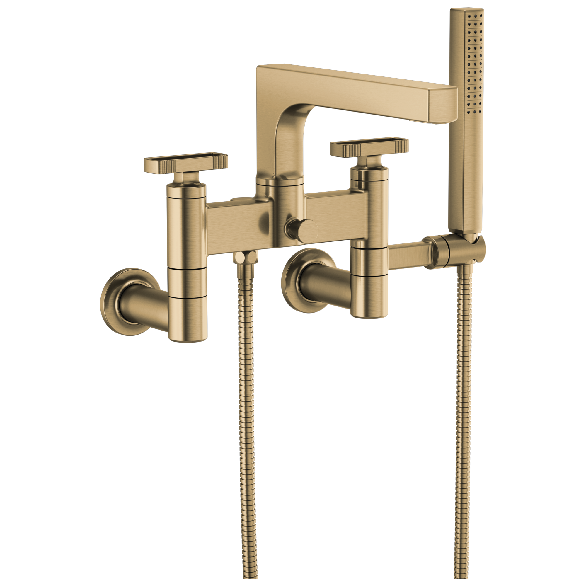 Two-Handle Tub Filler Trim Kit With Knob Handles