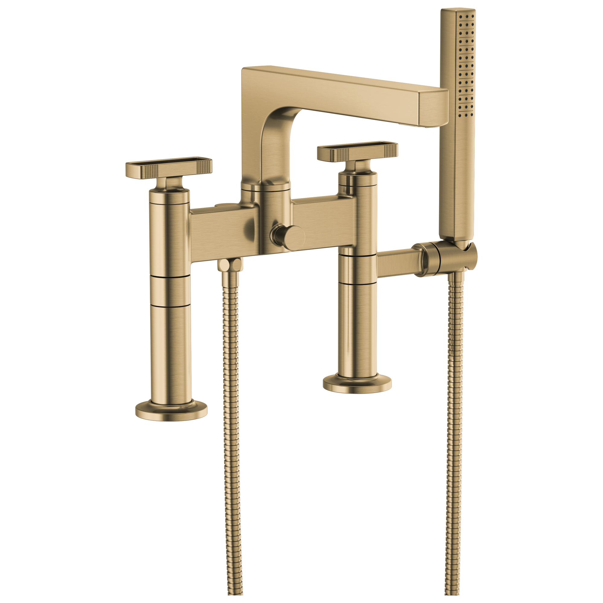 Two-Handle Tub Filler Trim Kit With Knob Handles