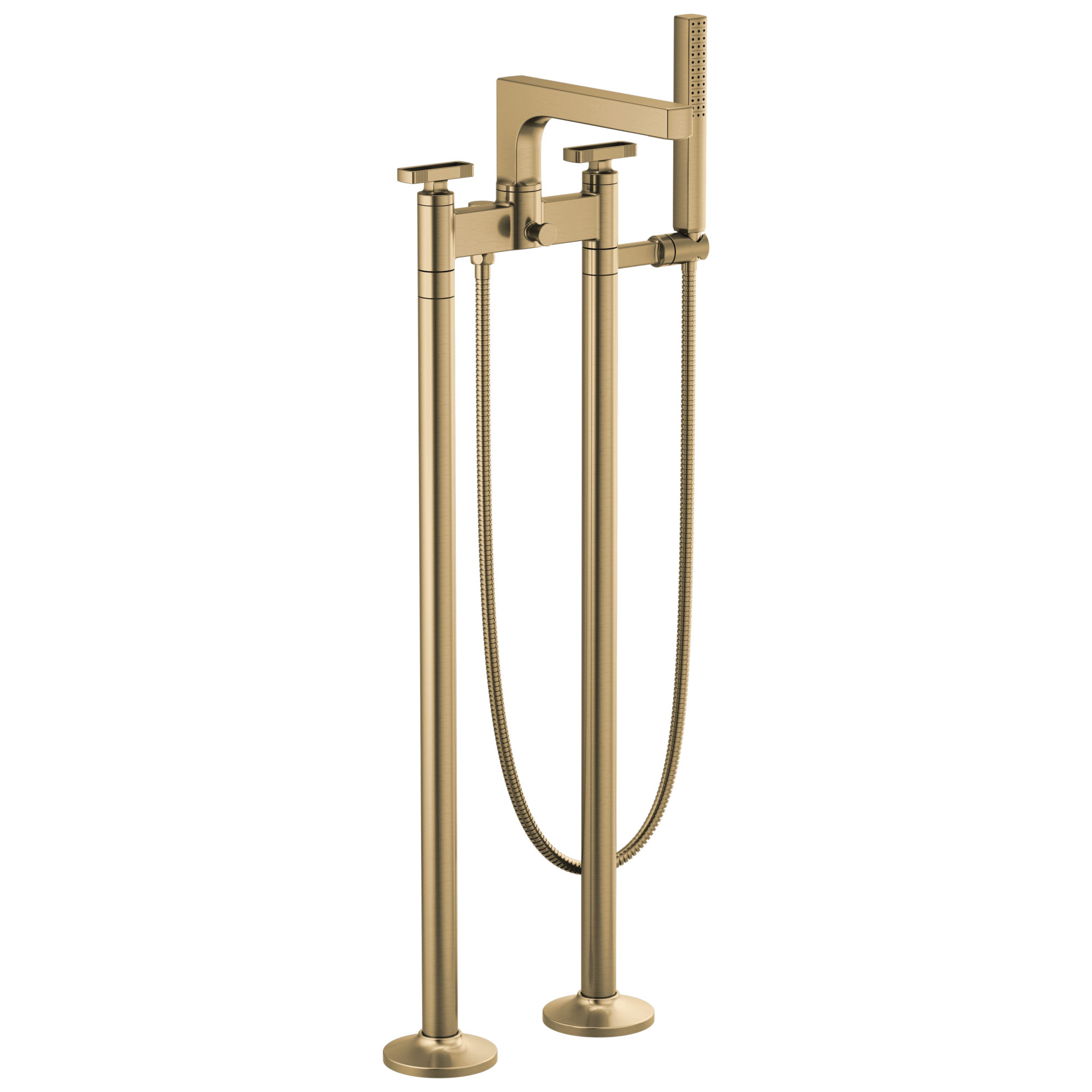 Two-Handle Tub Filler Trim Kit With Knob Handles