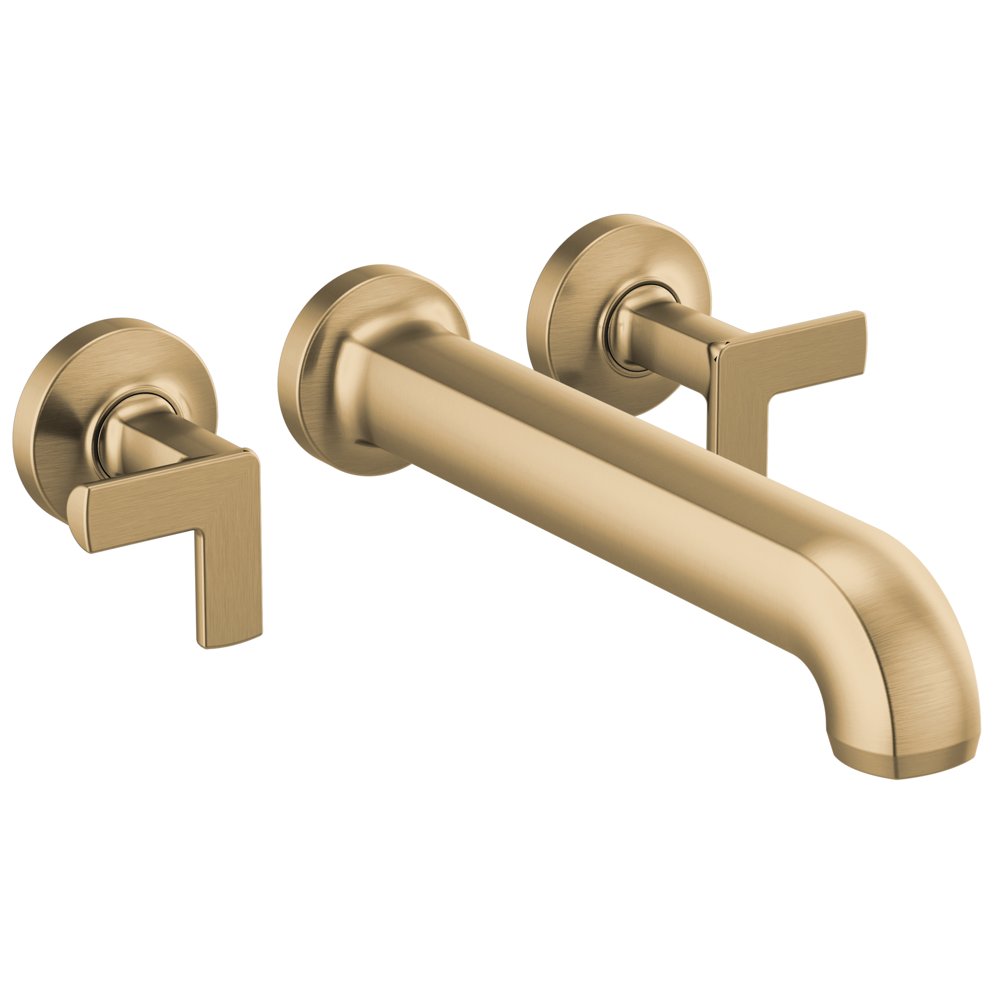Two Handle Wall Mount Tub Filler
