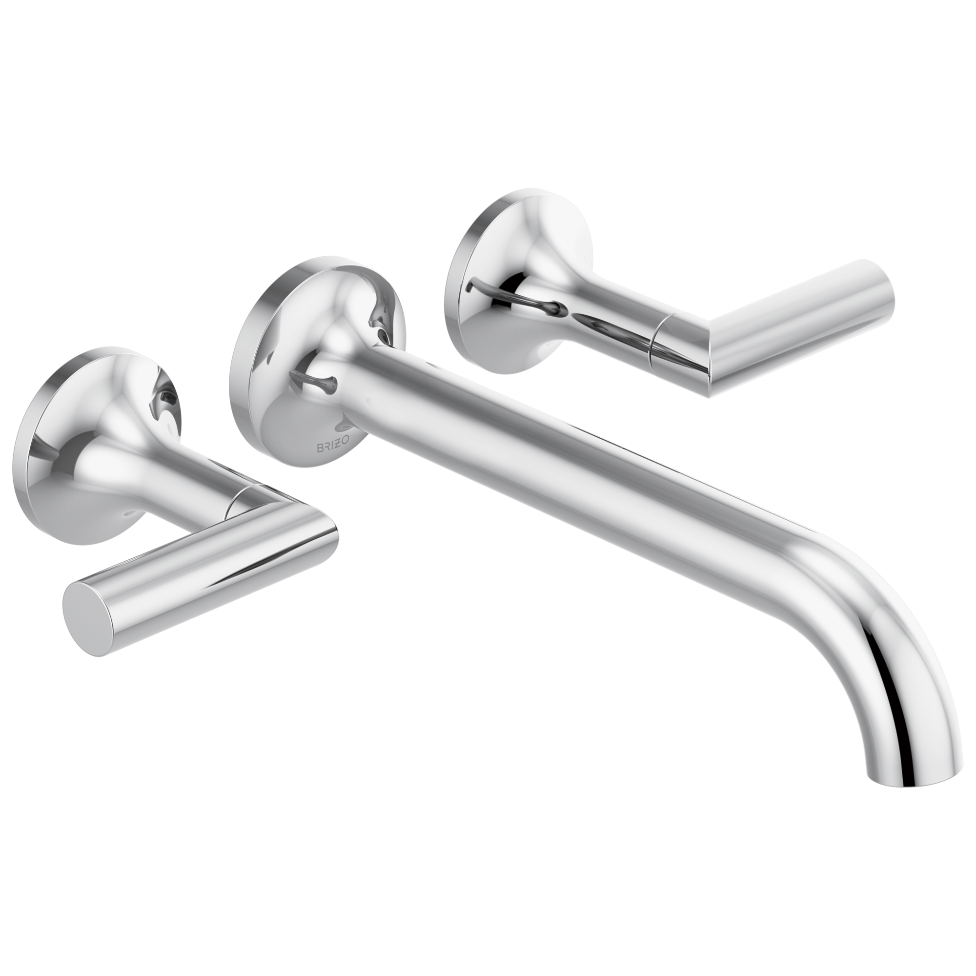 Odin® | Two-Handle Wall Mount Tub Filler - Less Handles