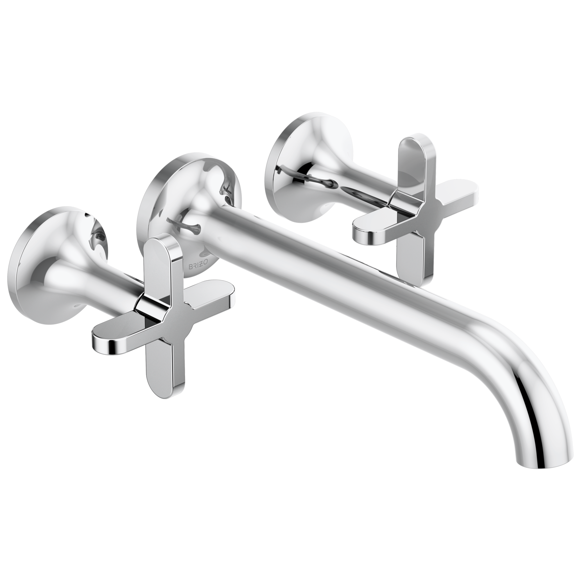 Odin® | Two-Handle Wall Mount Tub Filler - Less Handles