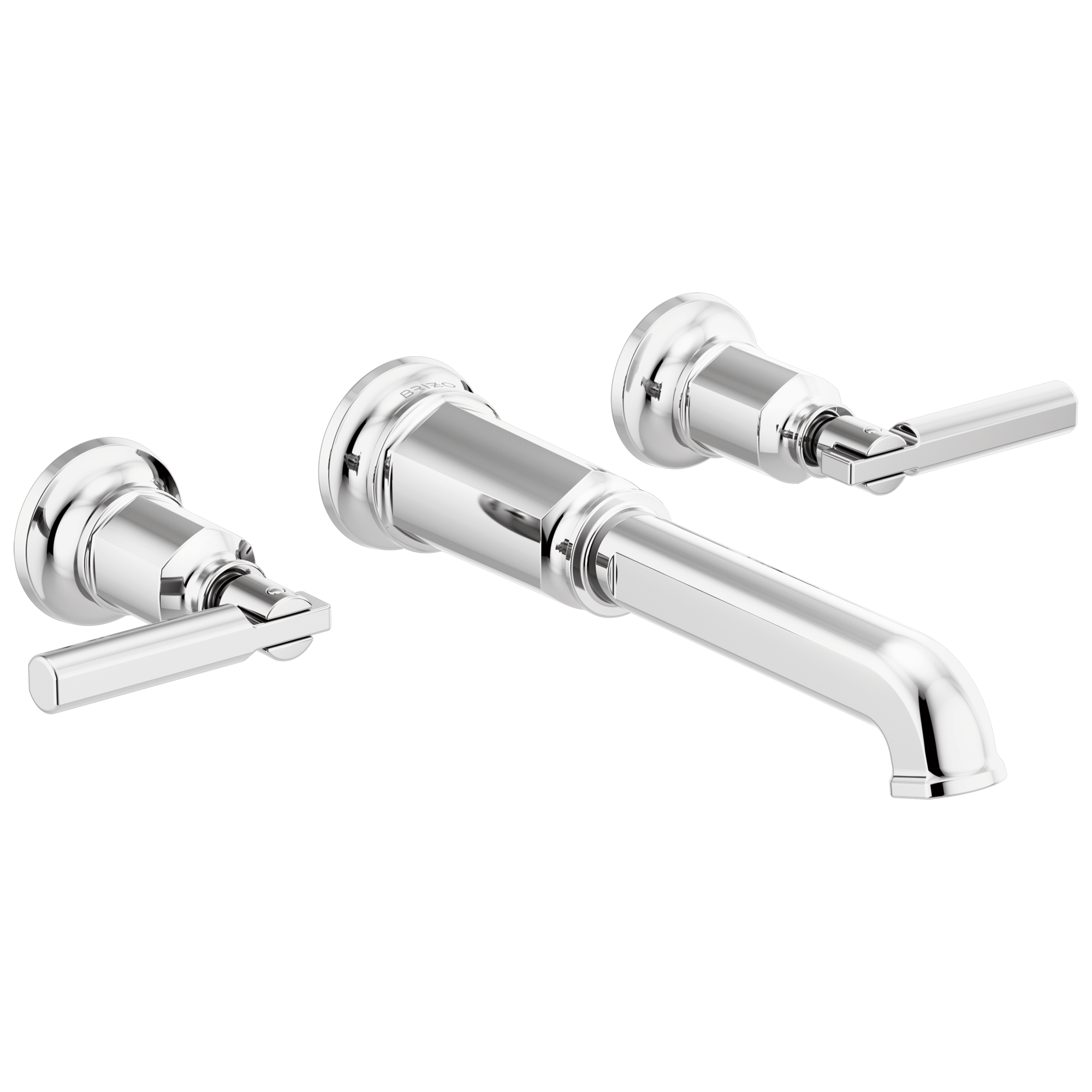 Invari® | Two-Handle Wall Mount Tub Filler - Less Handles