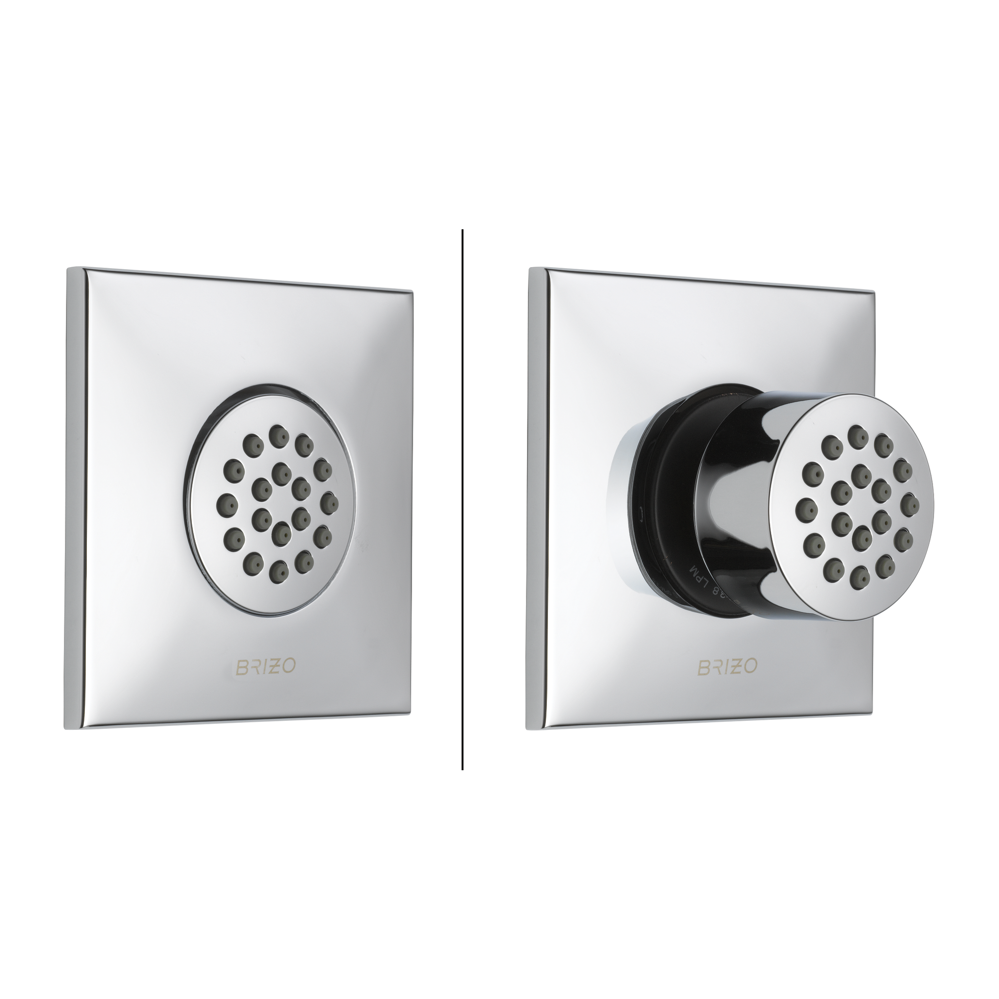 Essential™ Shower Series | Hydrachoice Max® Square Body Spray Trim