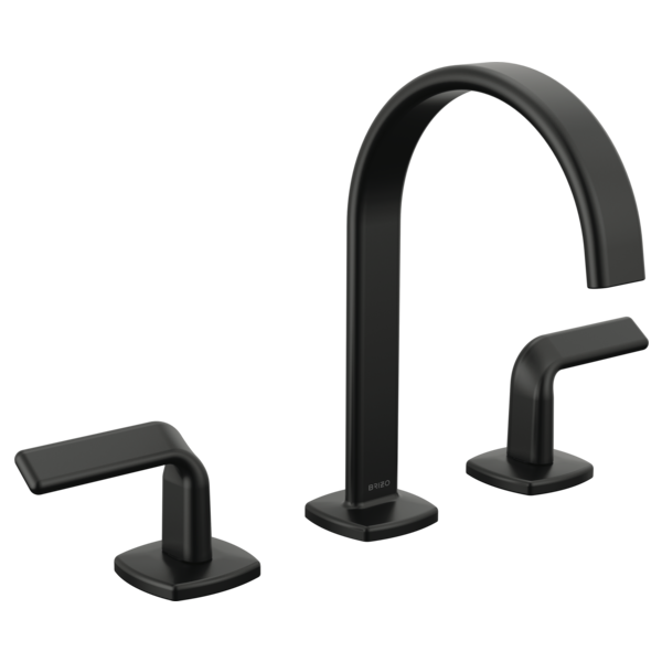 Allaria® | Widespread Lavatory Faucet with Arc Spout - Less Handles