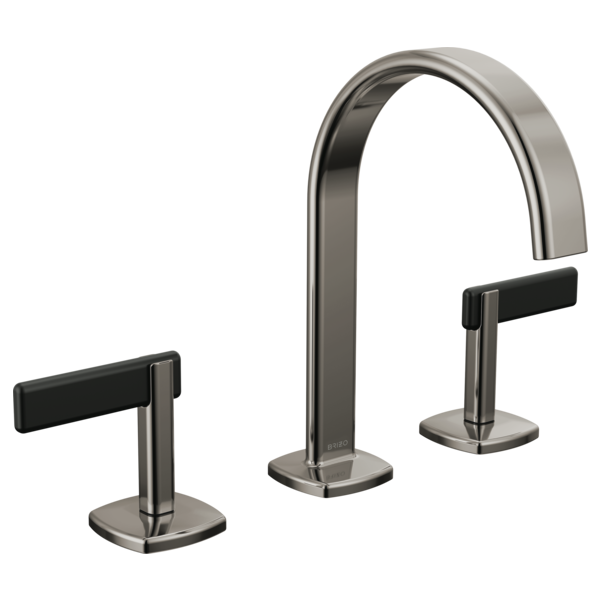 Allaria® | Widespread Lavatory Faucet with Arc Spout - Less Handles